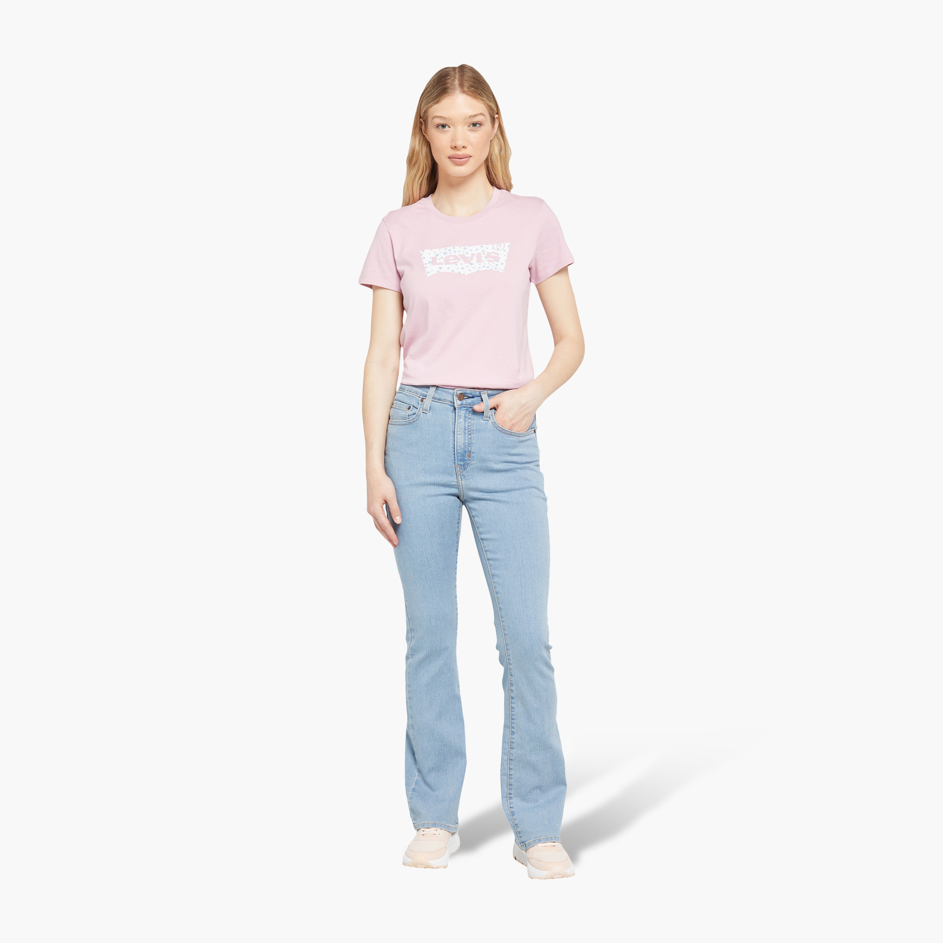Levi's 725 Bootcut Fit Blue Washed Women's Jeans Inseam 30-women-clothing-bottoms-jeans-image-2