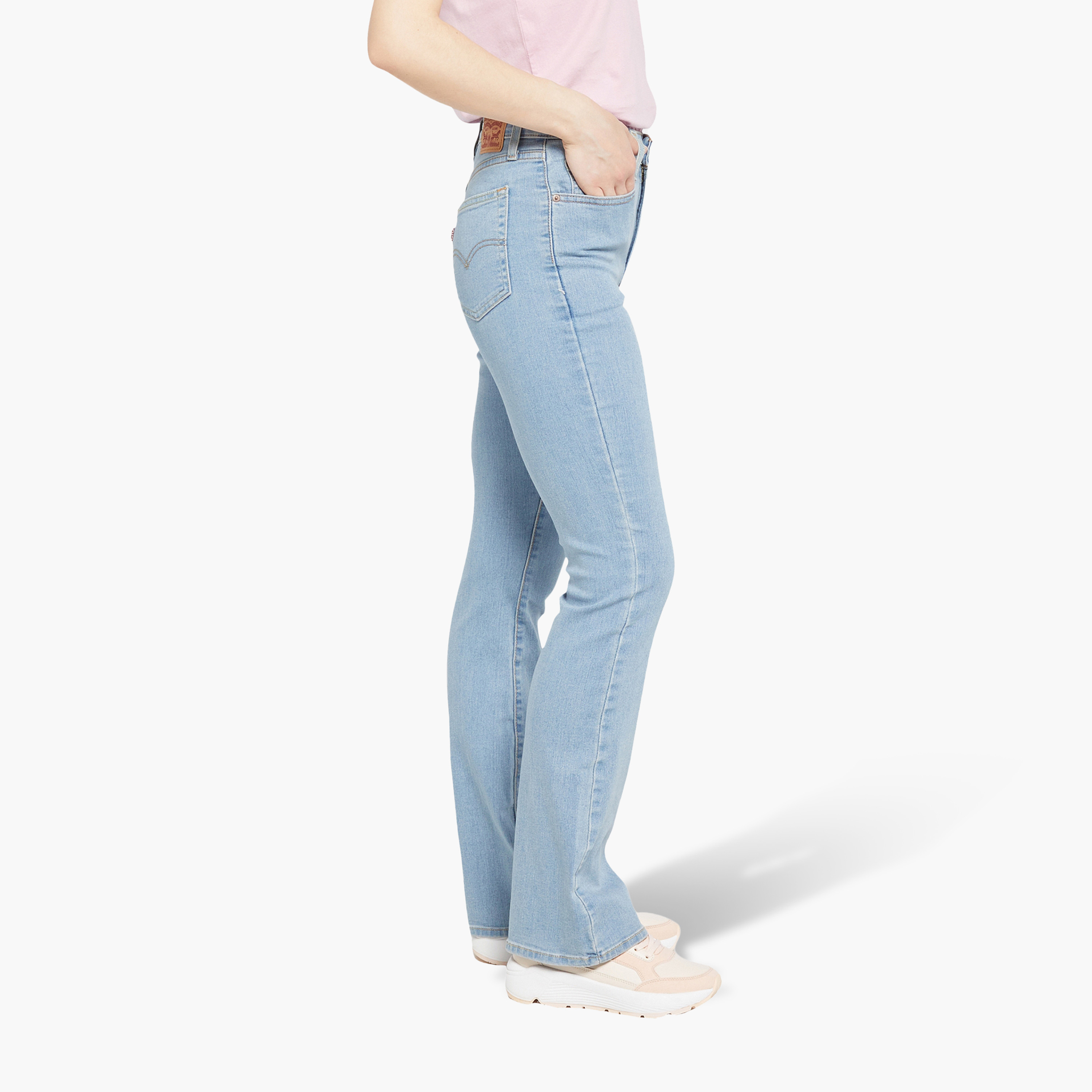 Levi's 725 Bootcut Fit Blue Washed Women's Jeans Inseam 30-women-clothing-bottoms-jeans-image-4
