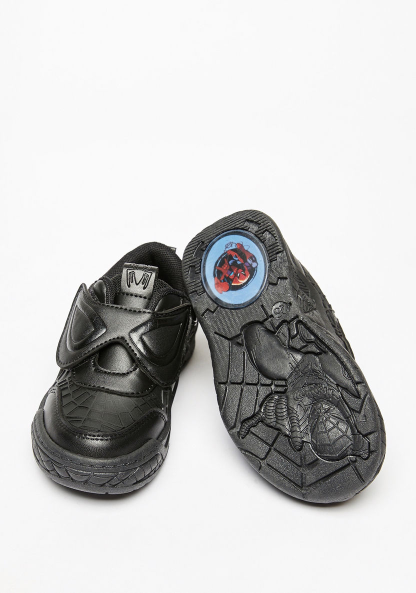 Marvel Spider-Man Embossed Sneakers with Hook and Loop Closure-Boy%27s Sneakers-image-1