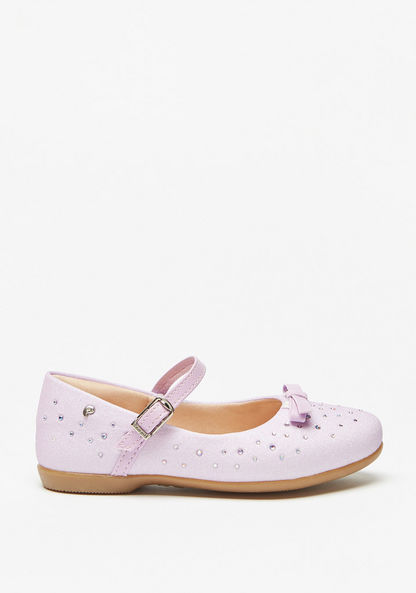 Pampili Embellished Mary Jane Shoes with Buckle Closure-Girl%27s Casual Shoes-image-2