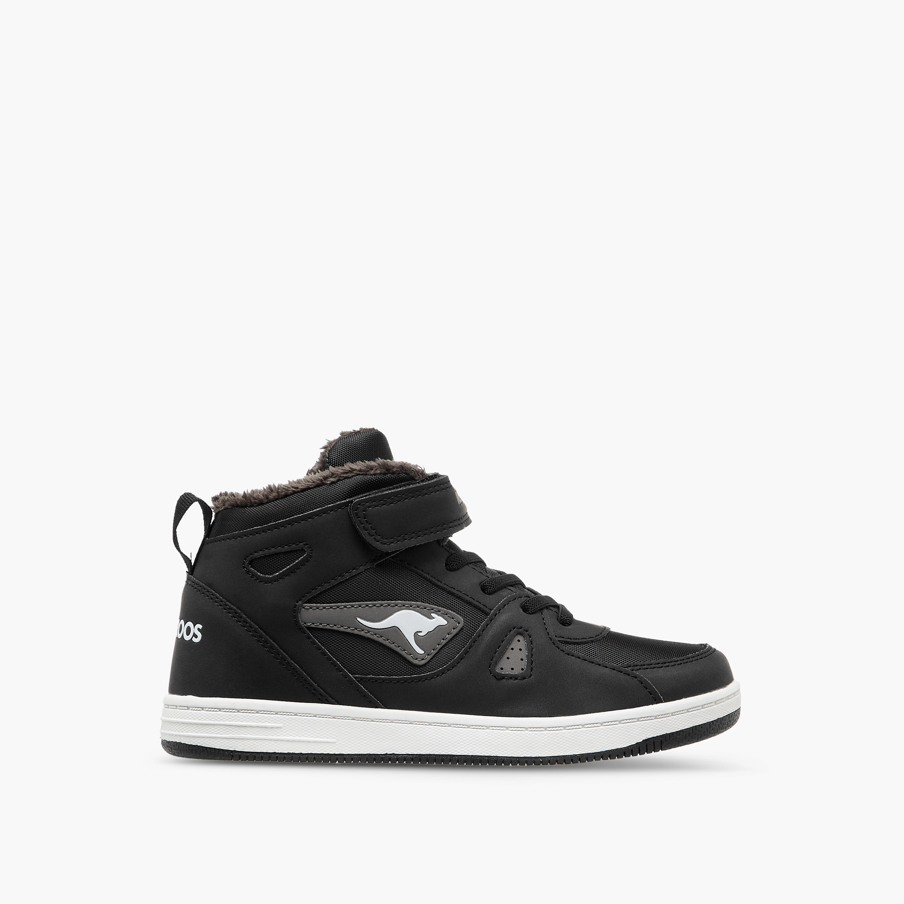 حذاء سنيكرز عالي بشريط إغلاق لاصق للأولاد من كانغاروز-boys-shoes-sneakers-image-8