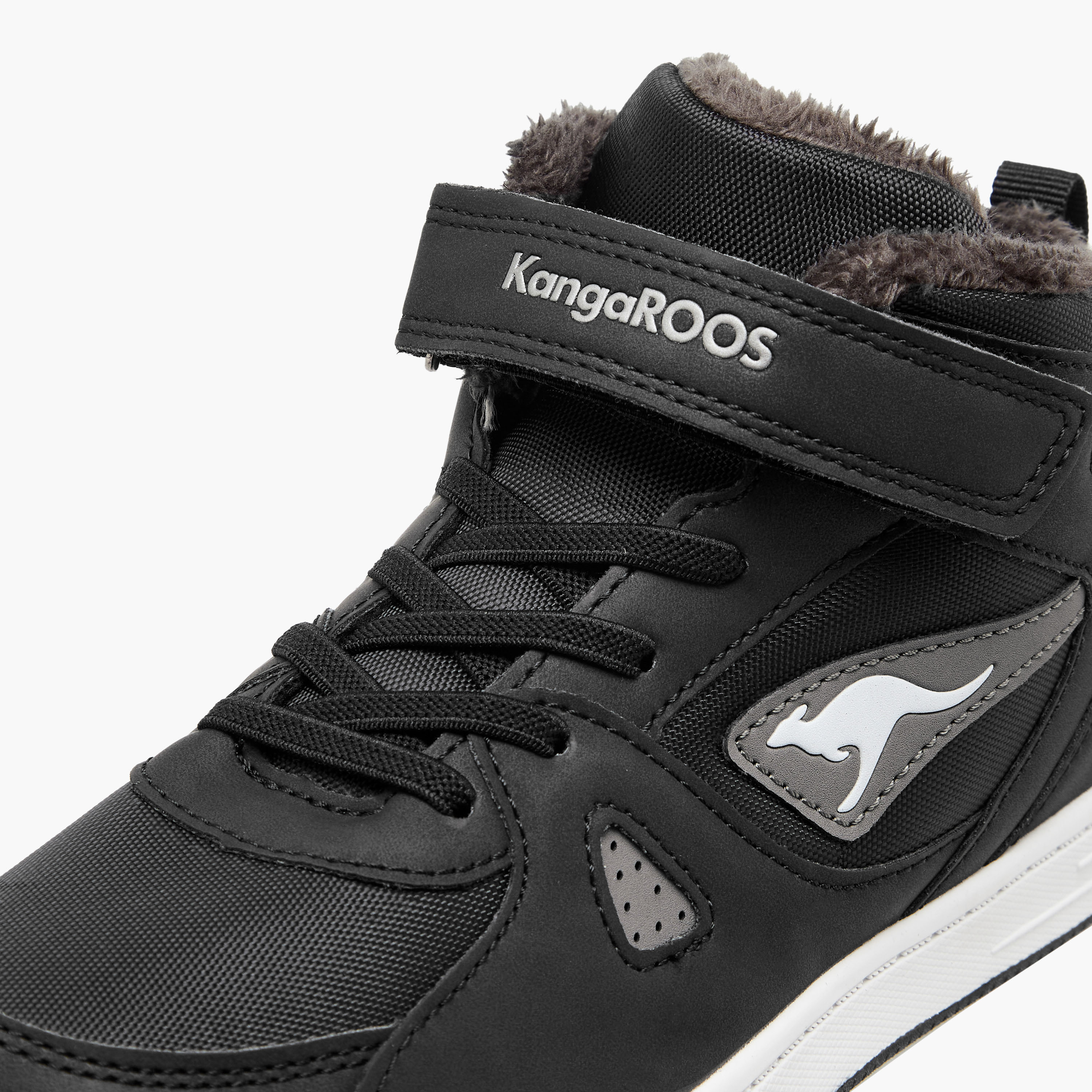 حذاء سنيكرز عالي بشريط إغلاق لاصق للأولاد من كانغاروز-boys-shoes-sneakers-image-9