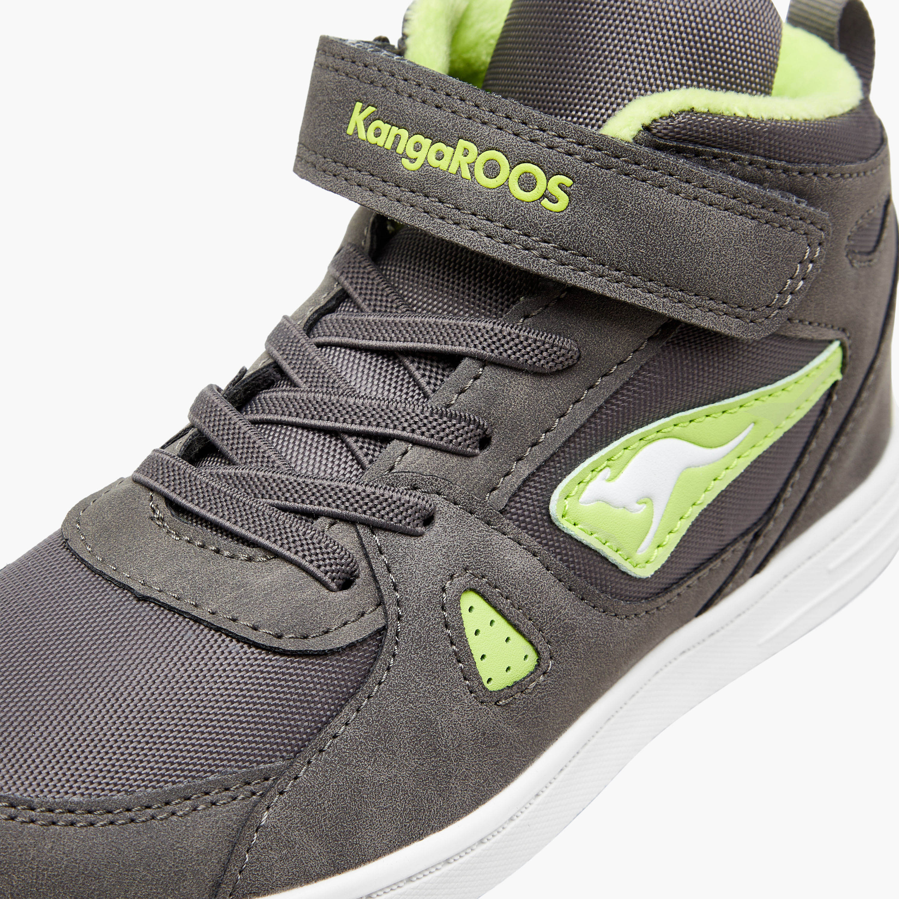 حذاء سنيكرز عالي بشريط إغلاق لاصق للأولاد من كانغاروز-boys-shoes-sneakers-image-14