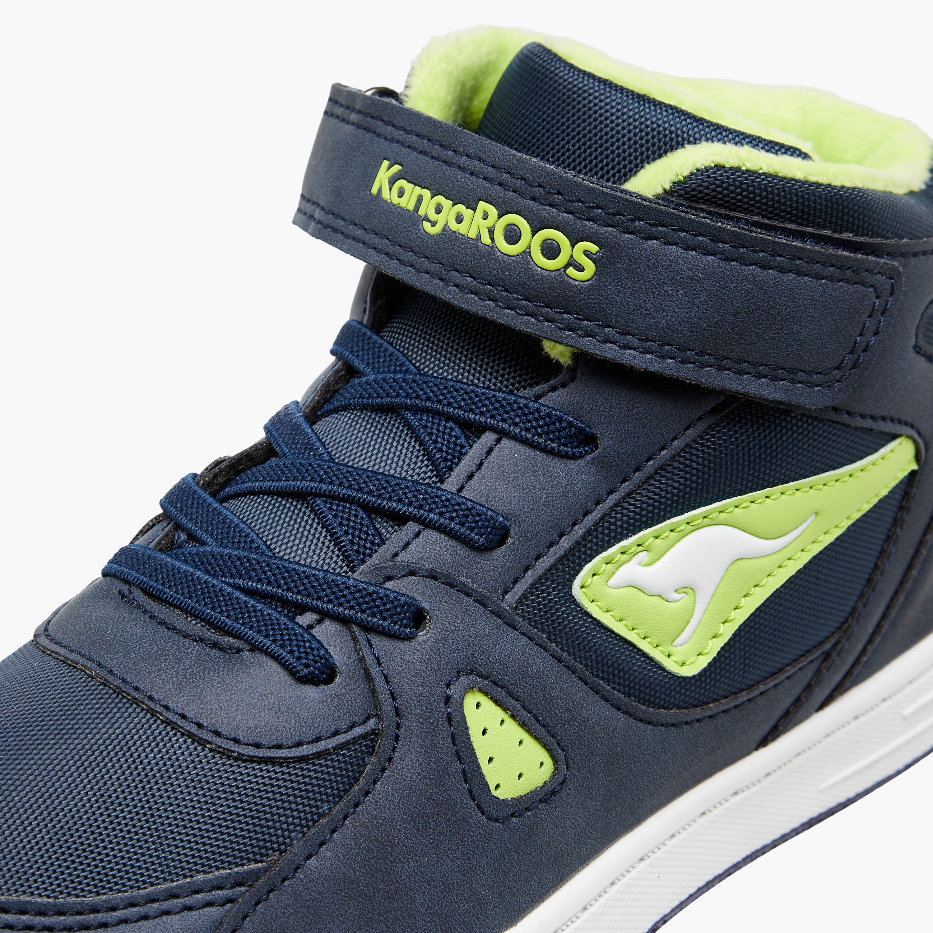 حذاء سنيكرز عالي بشريط إغلاق لاصق للأولاد من كانغاروز-boys-shoes-sneakers-image-19