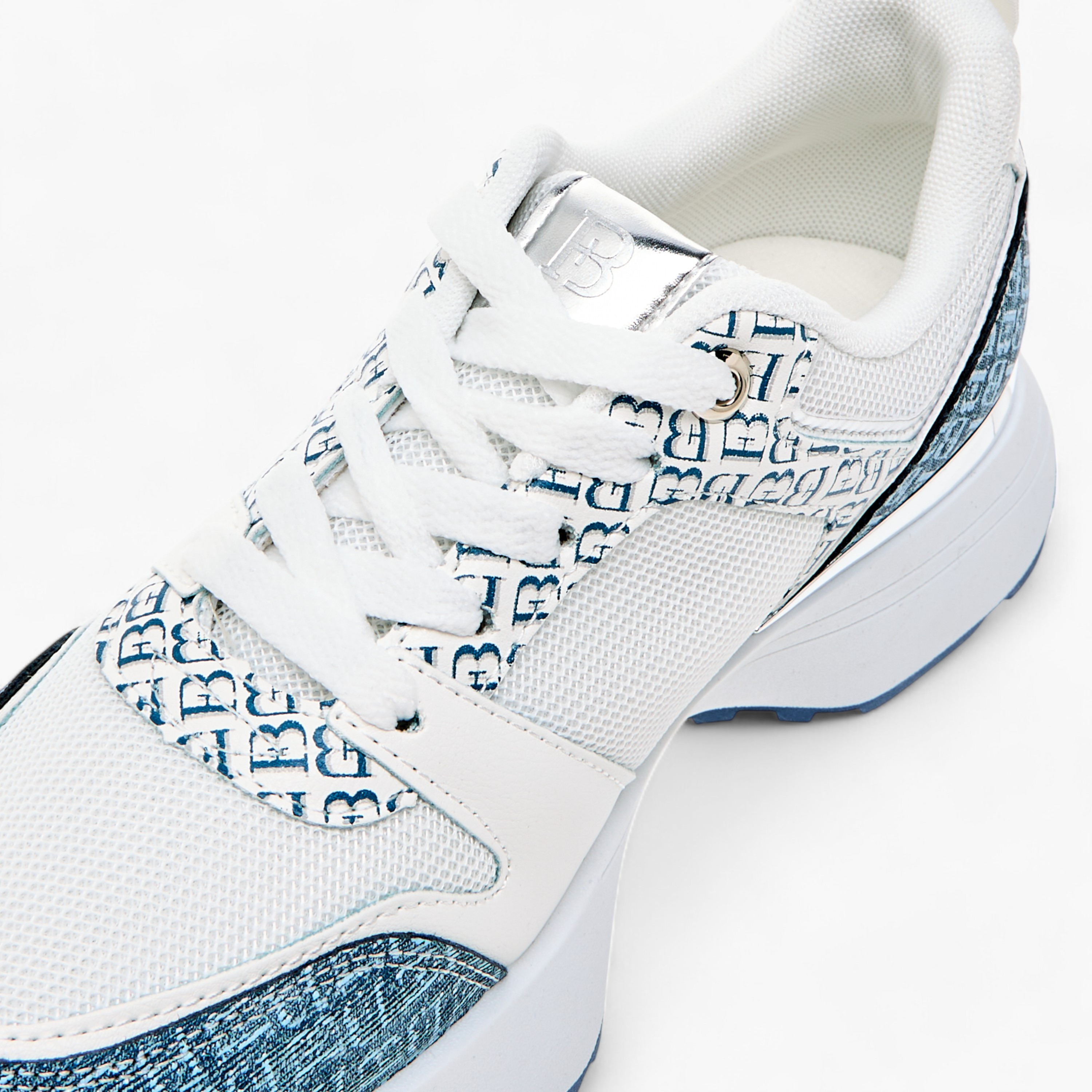Flora Bella Monogram Print Sneakers with Lace-Up Closure-women-shoes-sneakers-image-4