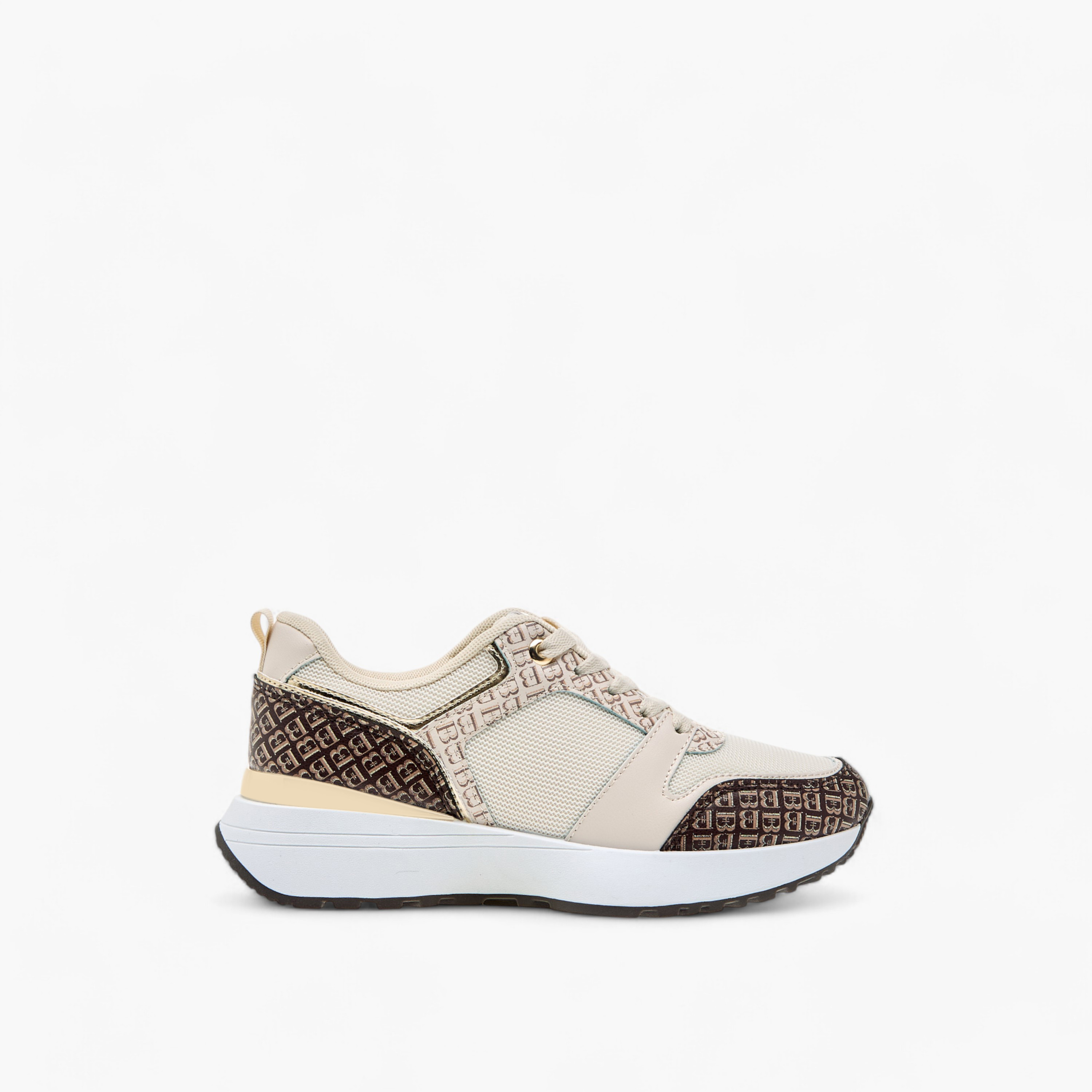 Flora Bella Monogram Print Sneakers with Lace-Up Closure-women-shoes-sneakers-image-3