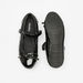 Juniors Textured Ballerina Shoes with Hook and Loop Closure-Girl%27s Ballerinas-thumbnailMobile-3