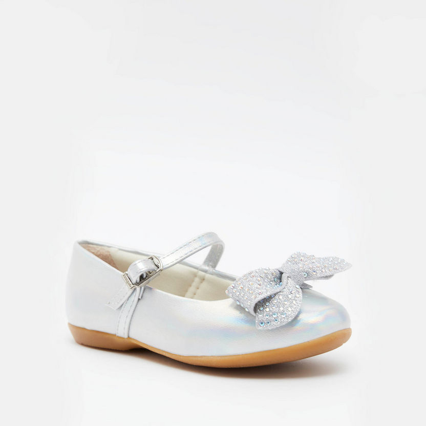 Pampili Mary Jane Shoes with Bow Accent-Baby Girl%27s Shoes-image-1