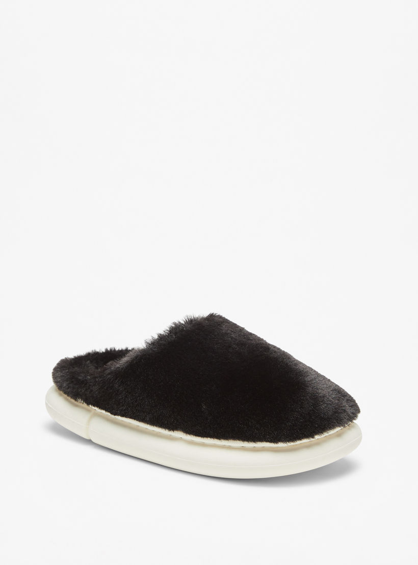 حذاء ميول لغرفة النوم سهل الارتداء من الفرو الصناعي من لو كونفورت-women-shoes-bedroomslippers-image-2