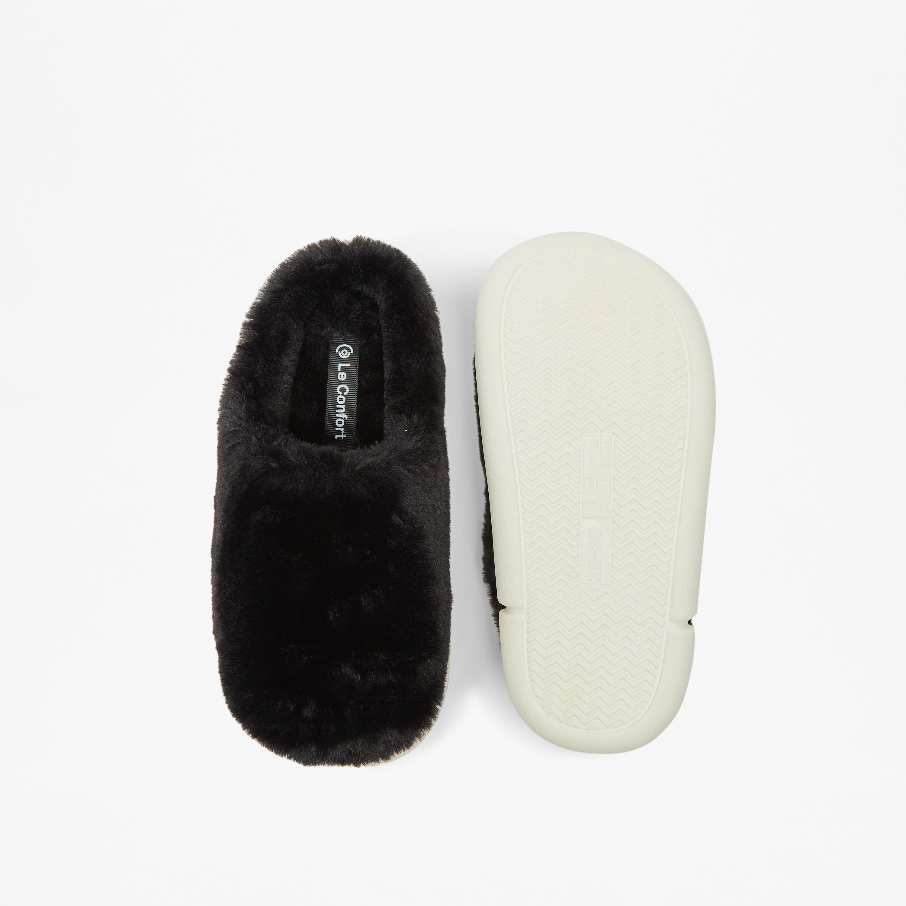 حذاء ميول لغرفة النوم سهل الارتداء من الفرو الصناعي من لو كونفورت-women-shoes-bedroomslippers-image-5