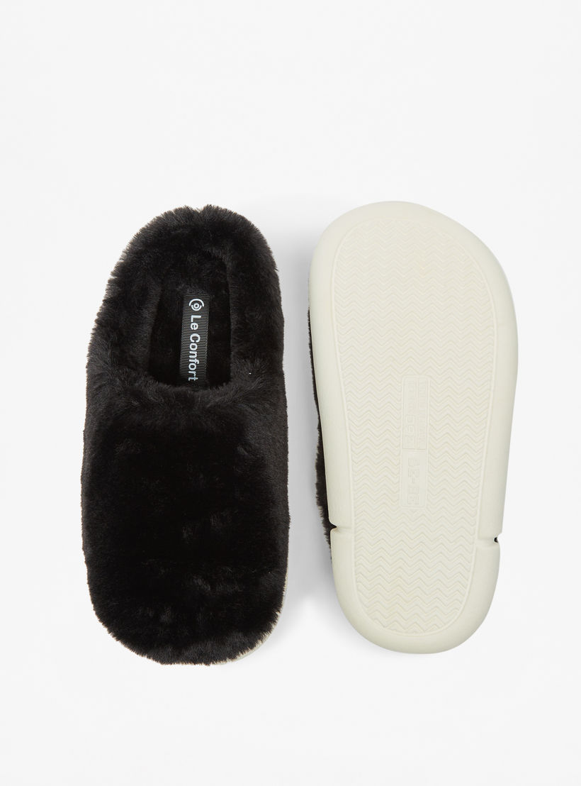 حذاء ميول لغرفة النوم سهل الارتداء من الفرو الصناعي من لو كونفورت-women-shoes-bedroomslippers-image-5