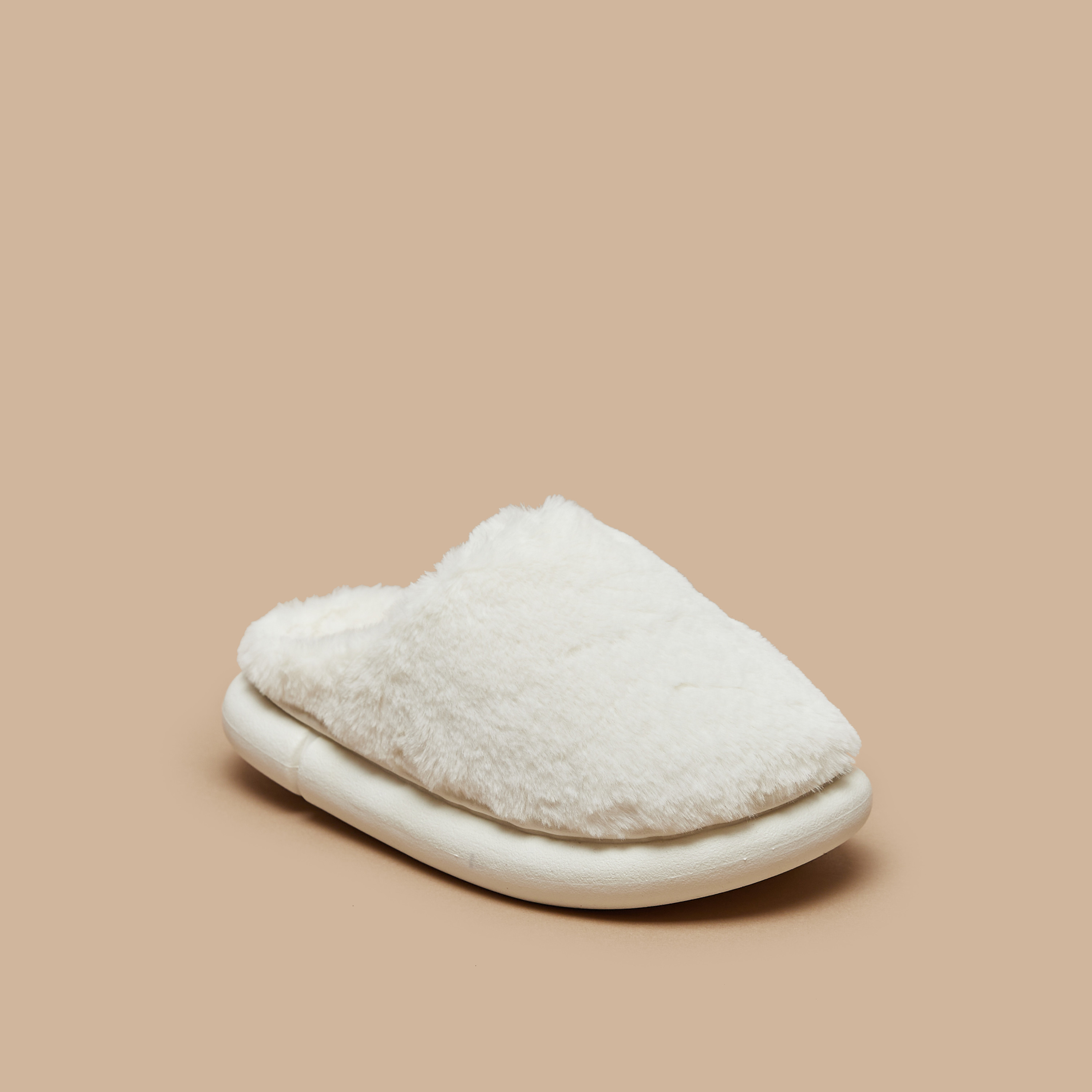 Le Confort Faux Fur Slip-On Bedroom Mules-women-shoes-bedroomslippers-image-1