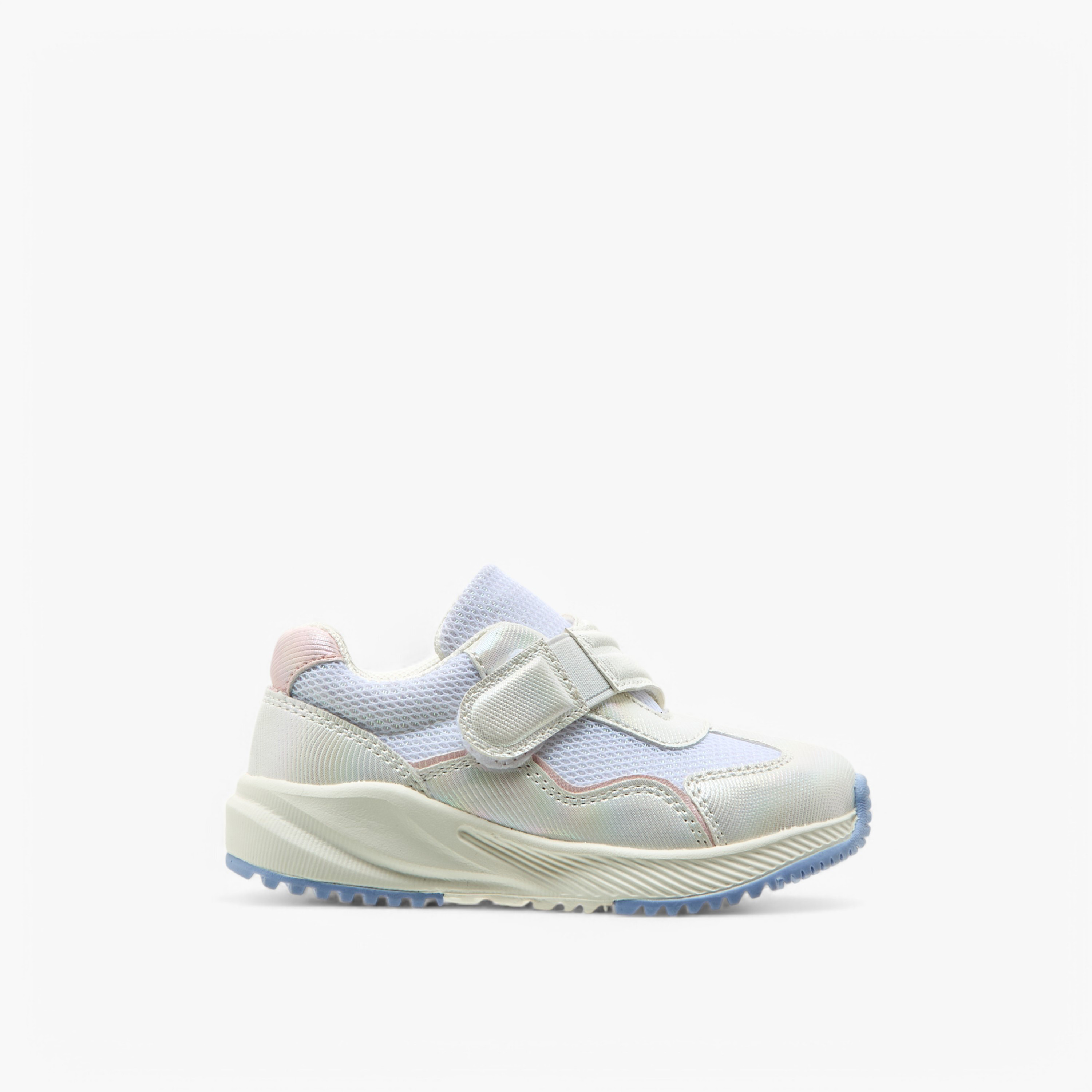 Barefeet Panelled Sneakers with Hook and Loop Closure-girls-shoes-sneakers-image-3