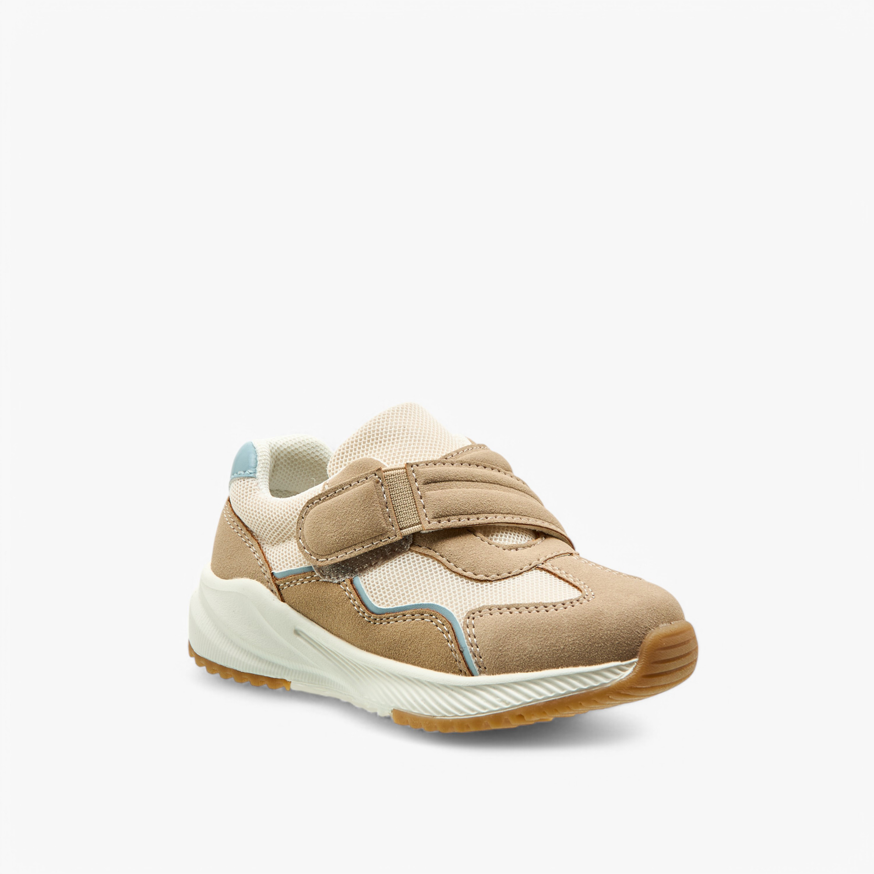 Barefeet Colourblock Sneakers with Hook and Loop Closure-boys-shoes-sneakers-image-2
