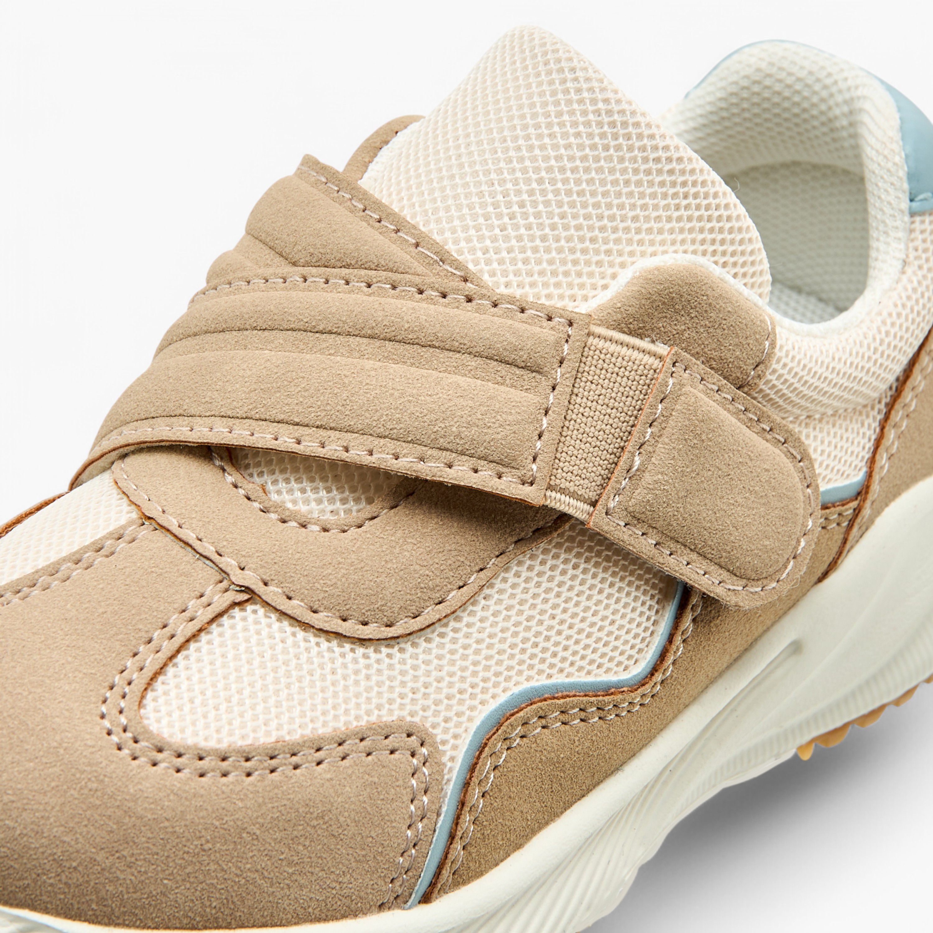 Barefeet Colourblock Sneakers with Hook and Loop Closure-boys-shoes-sneakers-image-4