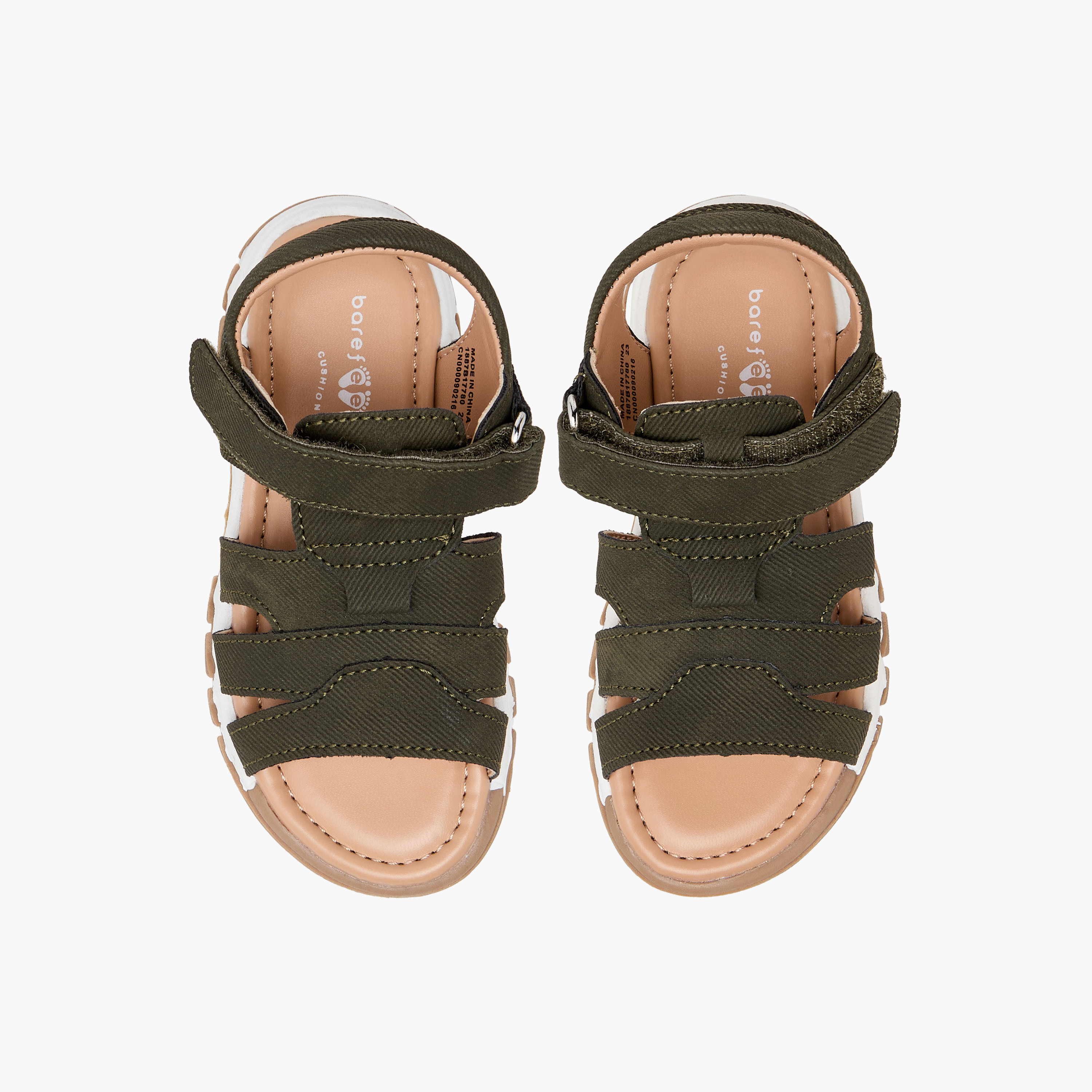 Barefeet Boys Hook and Loop Strap Sandals-boys-shoes-sandals-image-1