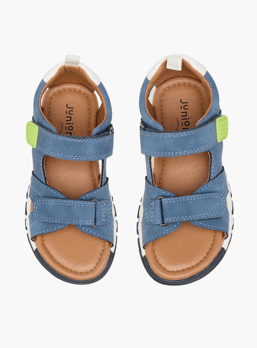 صندل بمقدمة مفتوحة وشريط إغلاق لاصق للأولاد من جونيورز-boys-shoes-sandals-image-1