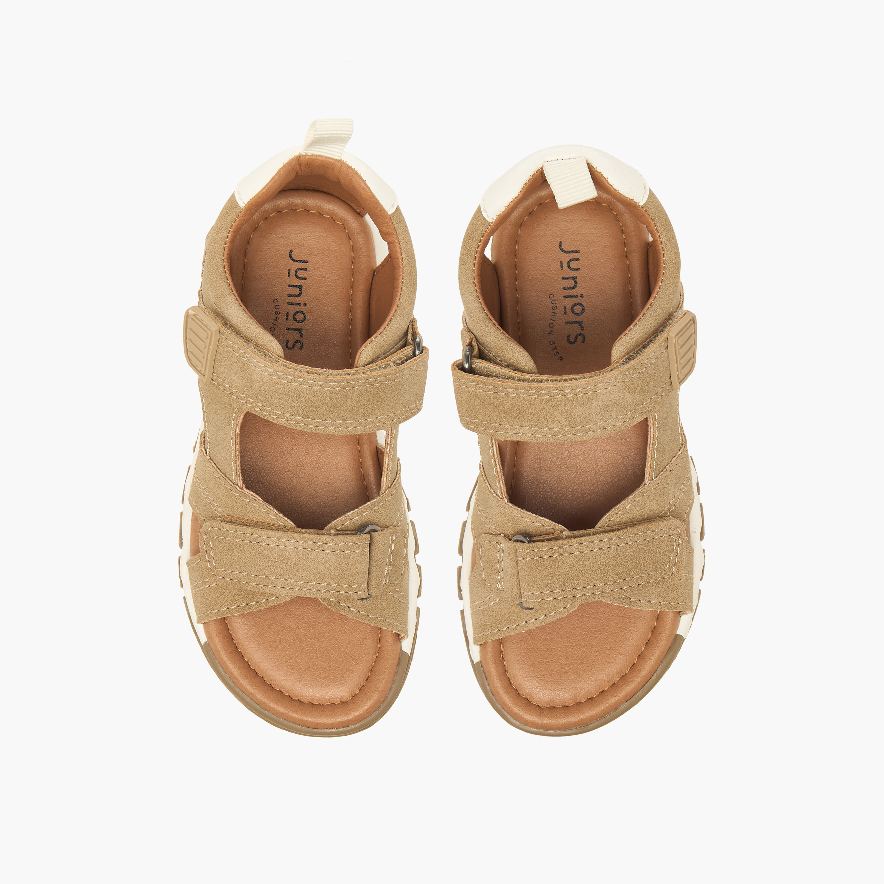 صندل بمقدمة مفتوحة وشريط إغلاق لاصق للأولاد من جونيورز-boys-shoes-sandals-image-1