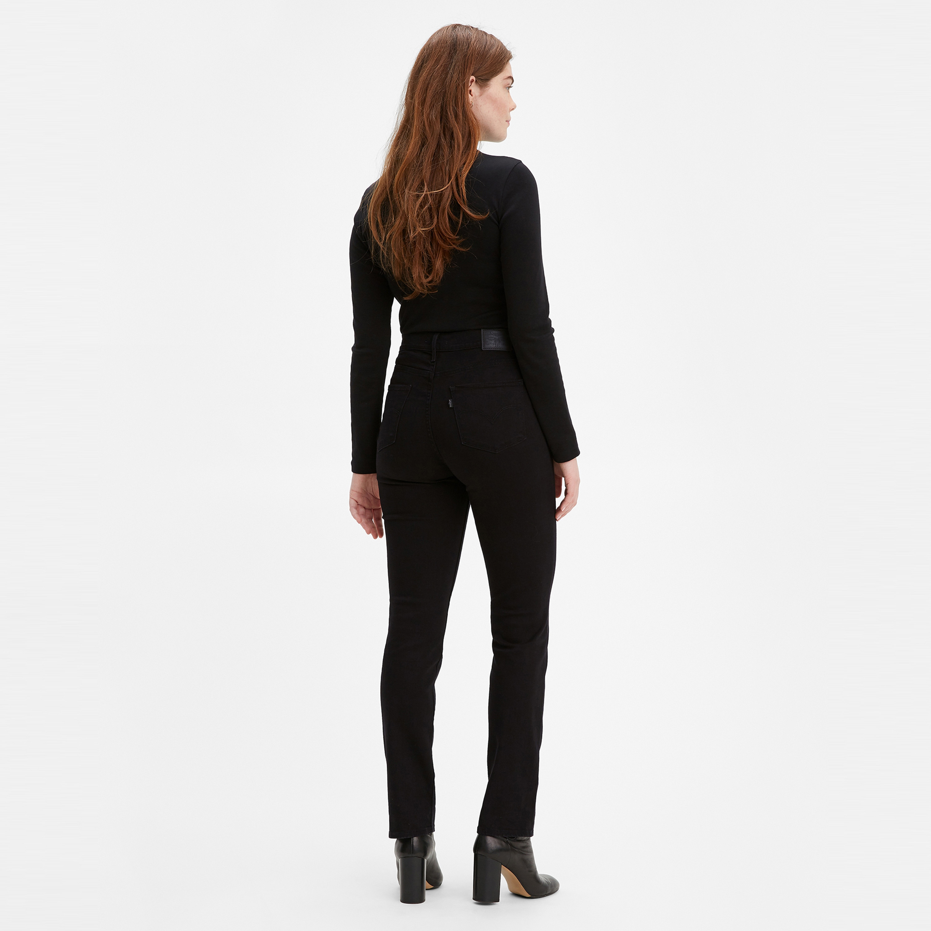 Levi's Tapered Fit Black 5 Pockets Women's Jeans Inseam 28-women-clothing-bottoms-jeans-image-5
