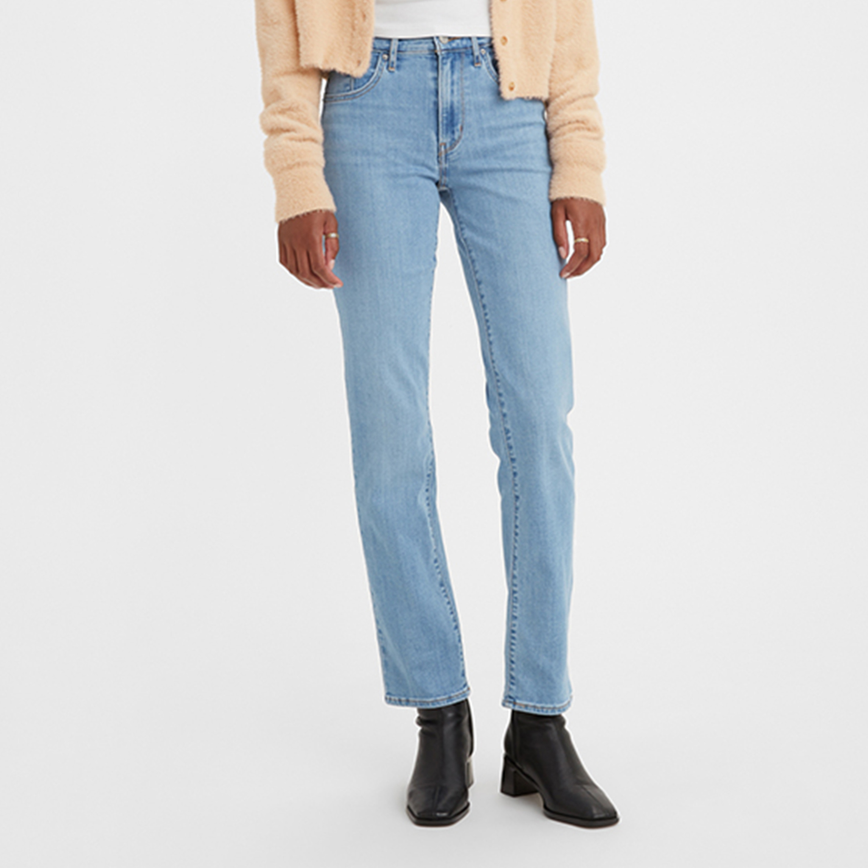 بنطال جينز ليفايز 724 عالي الارتفاع مستقيم للنساء-women-clothing-bottoms-jeans-image-1