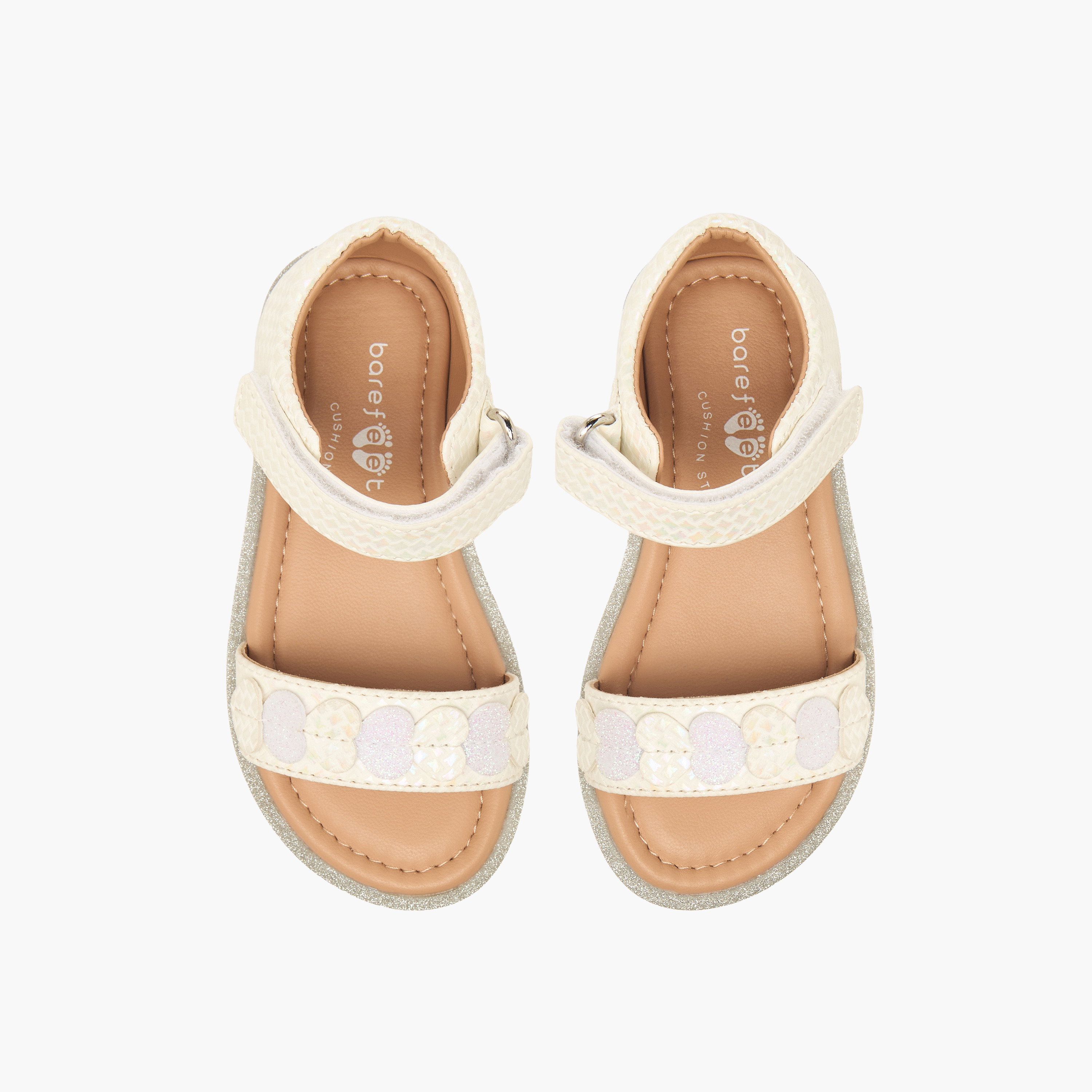 صندل بحزام وشريط إغلاق لاصق للبنات من بيرفيت-girls-shoes-sandals-image-1