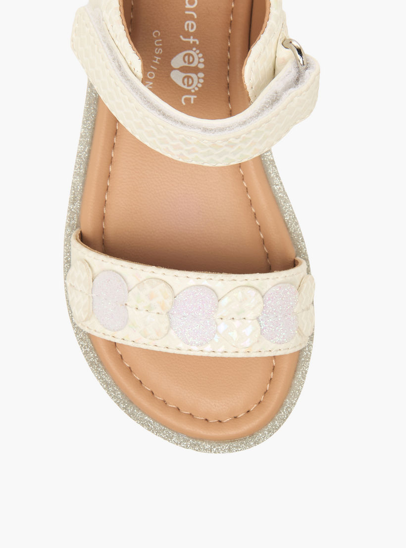 صندل بحزام وشريط إغلاق لاصق للبنات من بيرفيت-girls-shoes-sandals-image-3