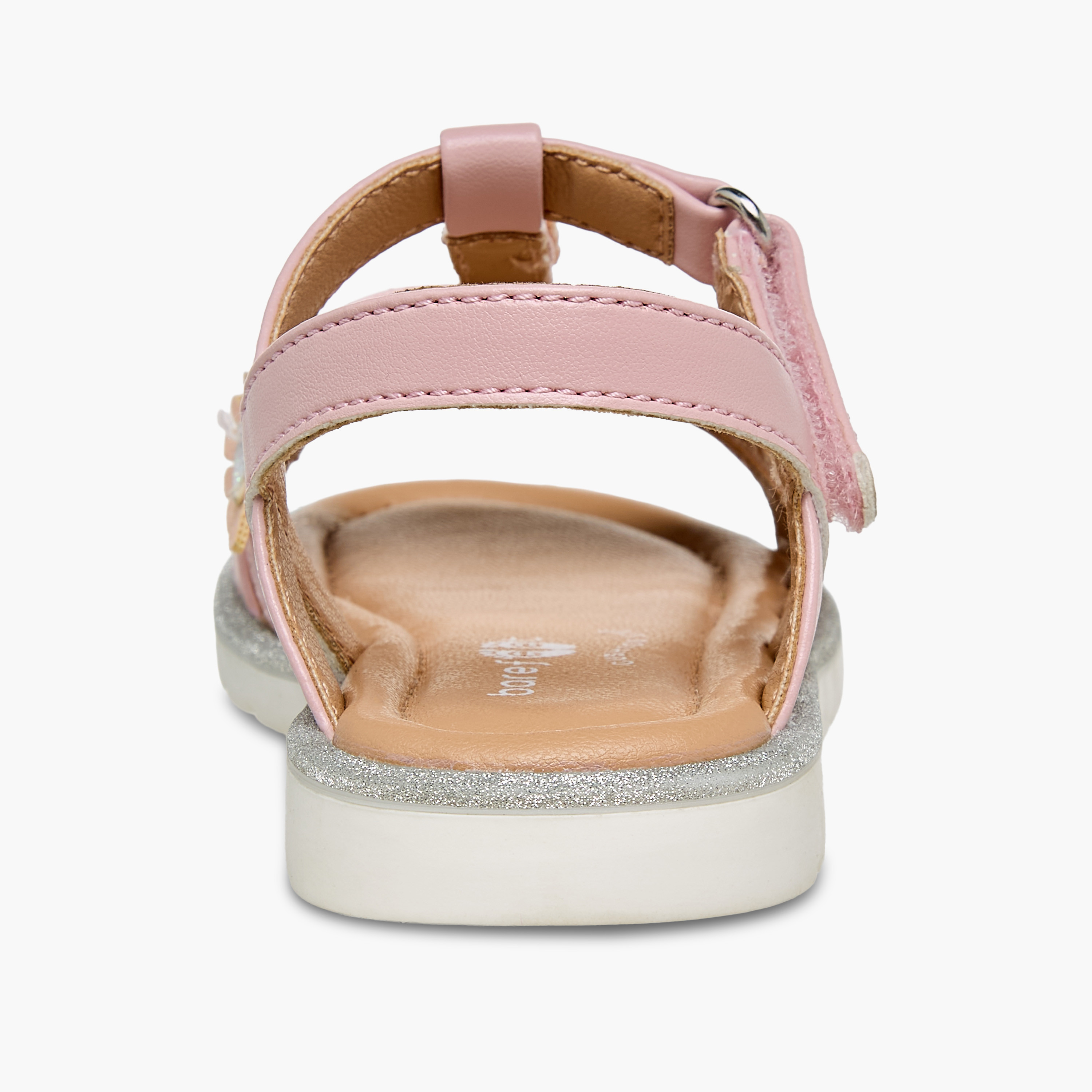 Barefeet Girls Hook and Loop Strap Sandals-girls-shoes-sandals-image-4