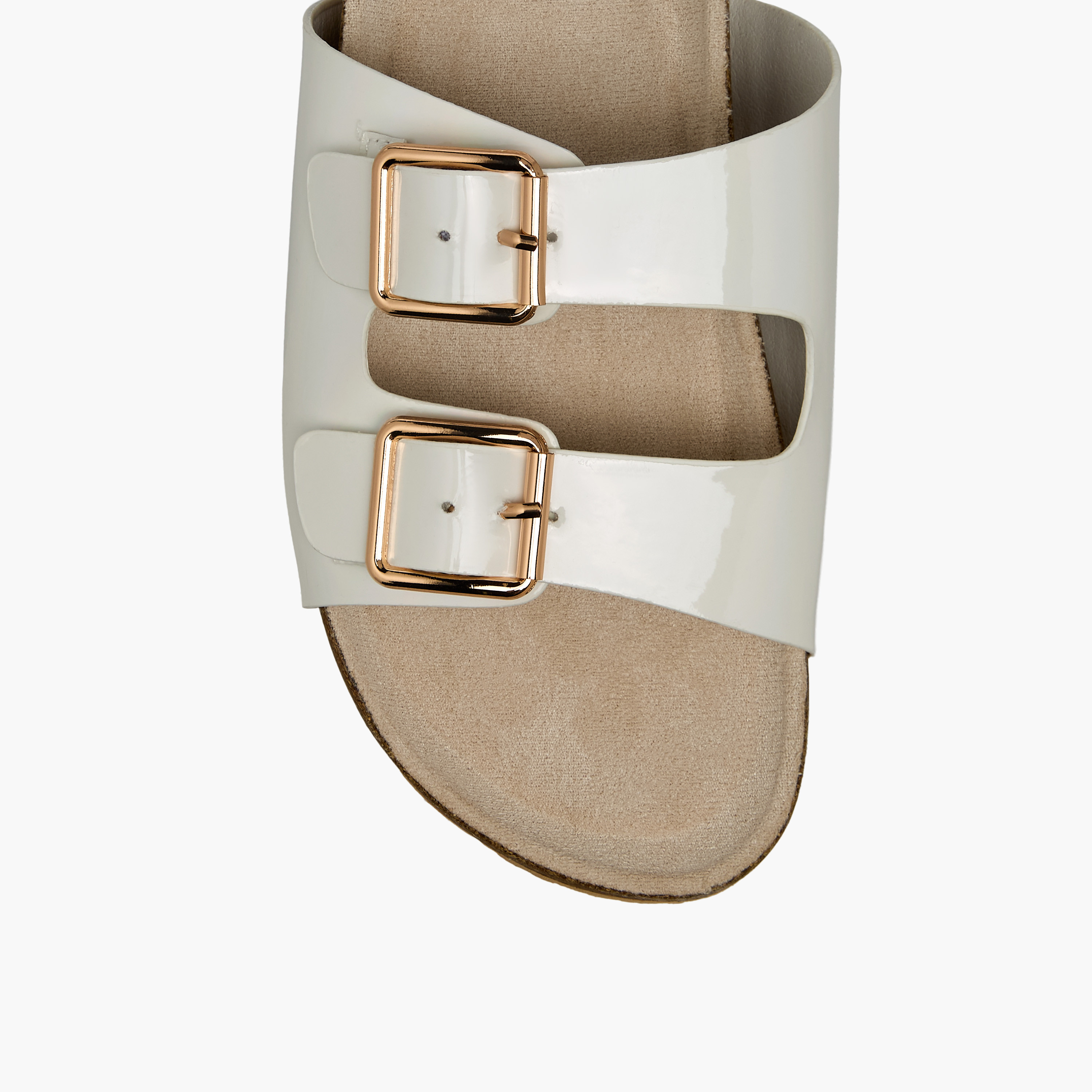 Celeste Women Buckle Detail Slide Sandals-women-shoes-flats-sandals-image-3
