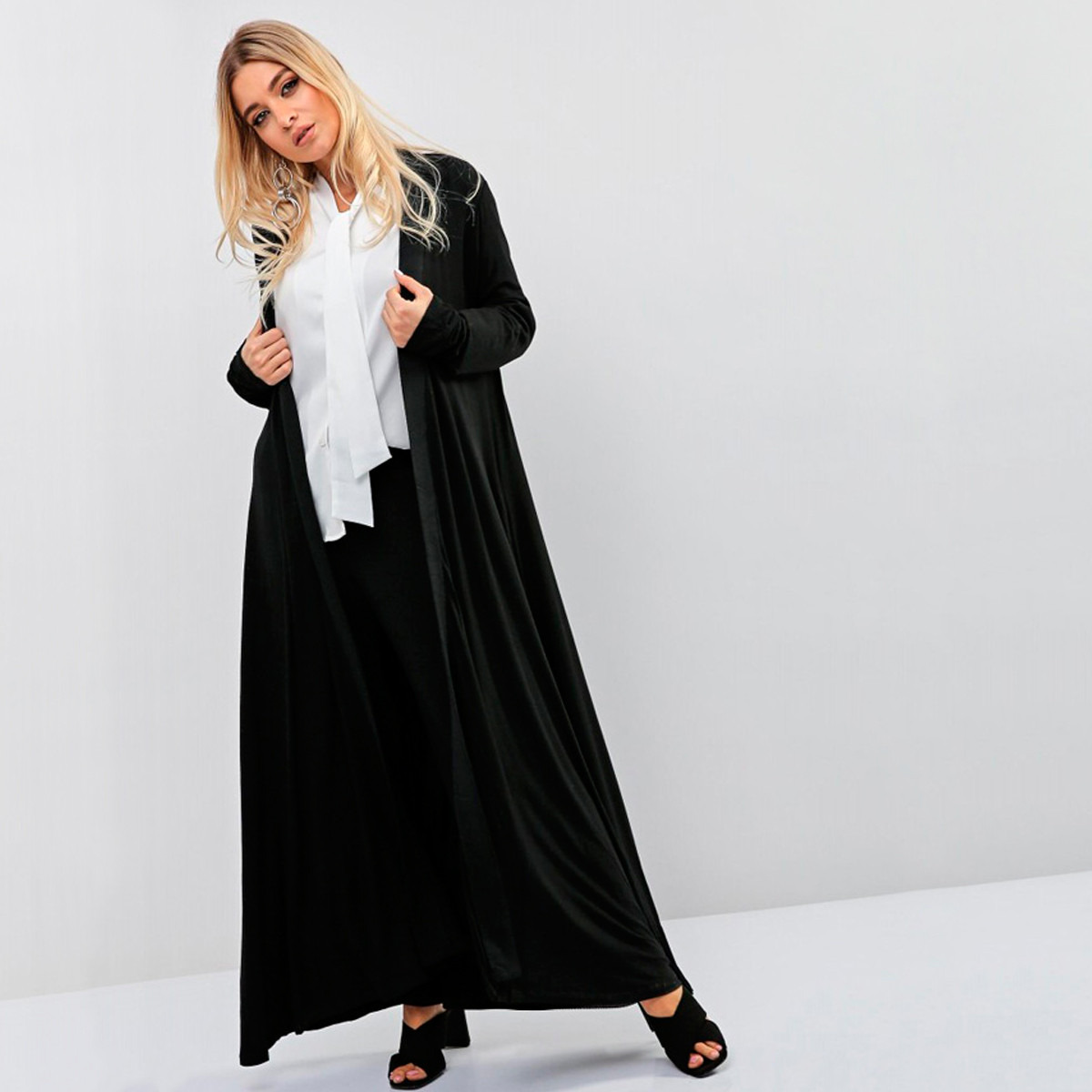 كارديجان سادة طويل من أنوتاه-women-winterwear-cardigansandjumpers-cardigans-image-1