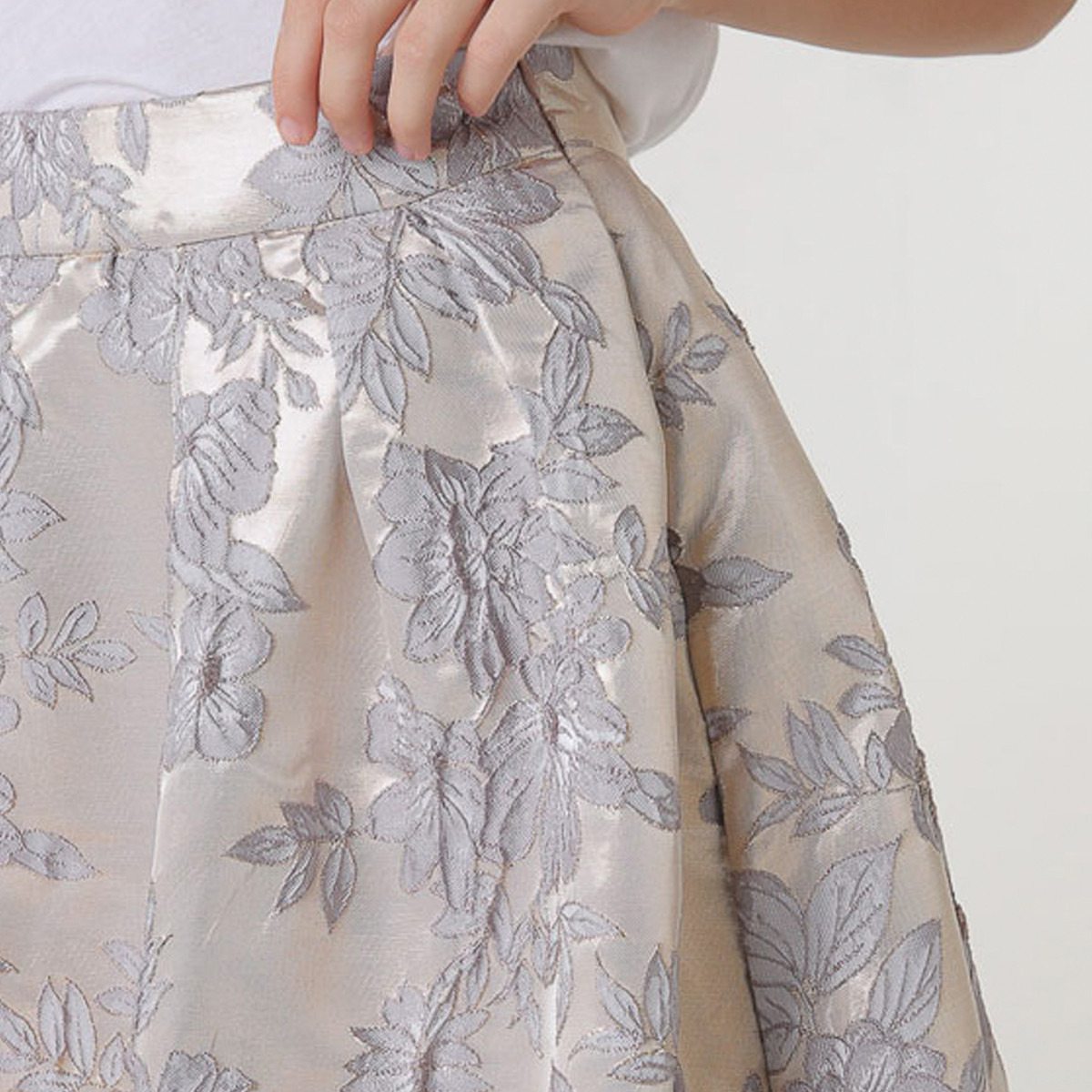 تنورة متوسطة الطول بخصر مطّاطي وثنيات وطبعات من أنوتاه-girls-clothing-bottoms-skirts-image-4