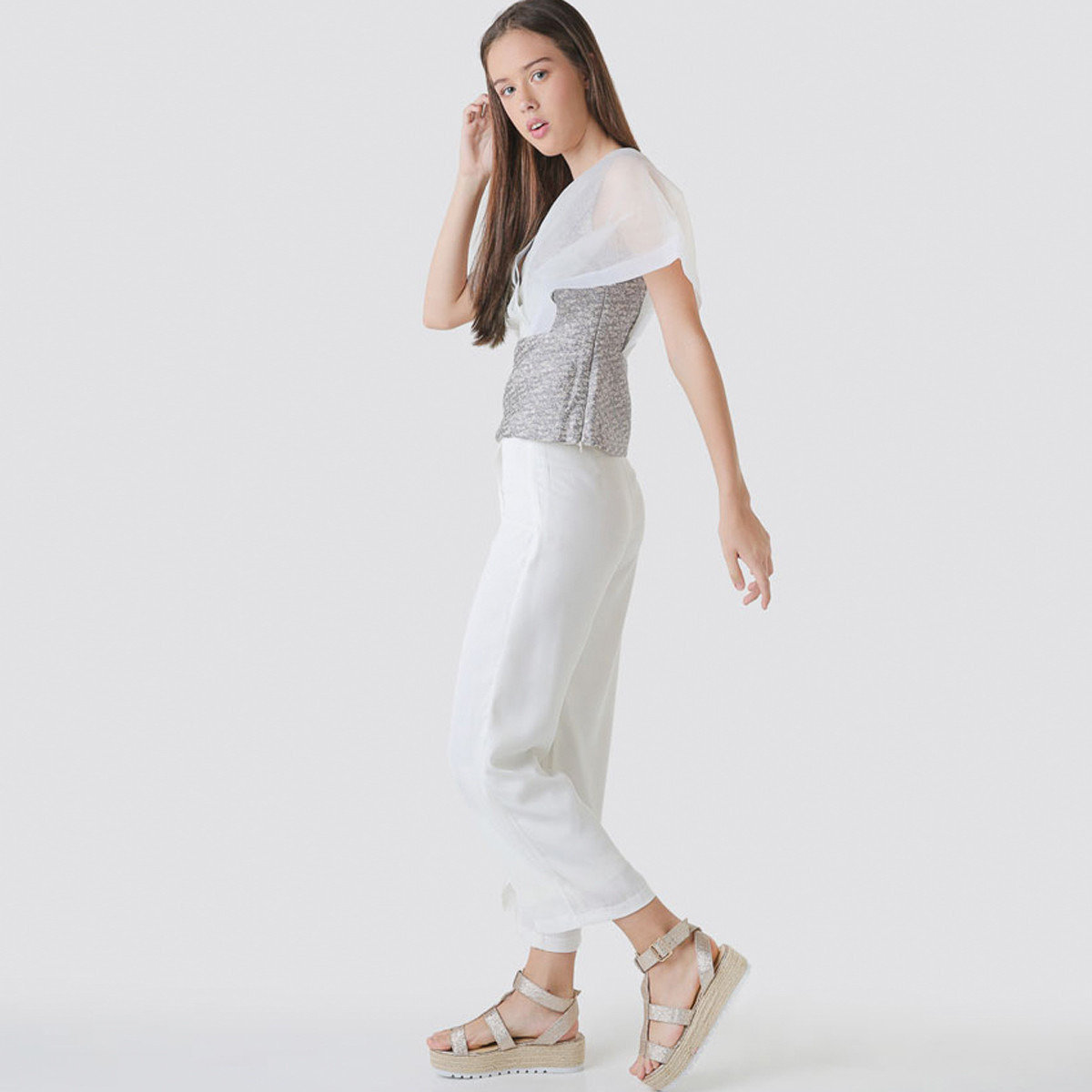 Anotah Embroidered Sleeveless Top with Mesh Overlay-girls-clothing-blousesandshirts-image-2