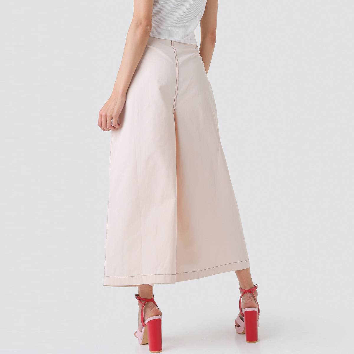 Anotah Regular Fit Ankle Length Palazzos with Button Closure-women-clothing-bottoms-trousers-image-4