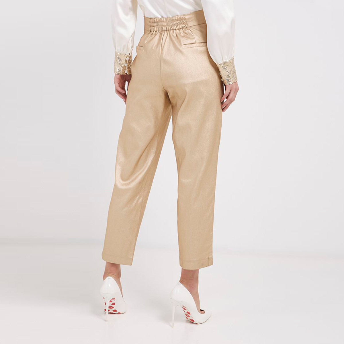 بنطلون بطول الكاحل عادي بسحّاب إغلاق من أنوتاه-women-clothing-bottoms-trousers-image-3