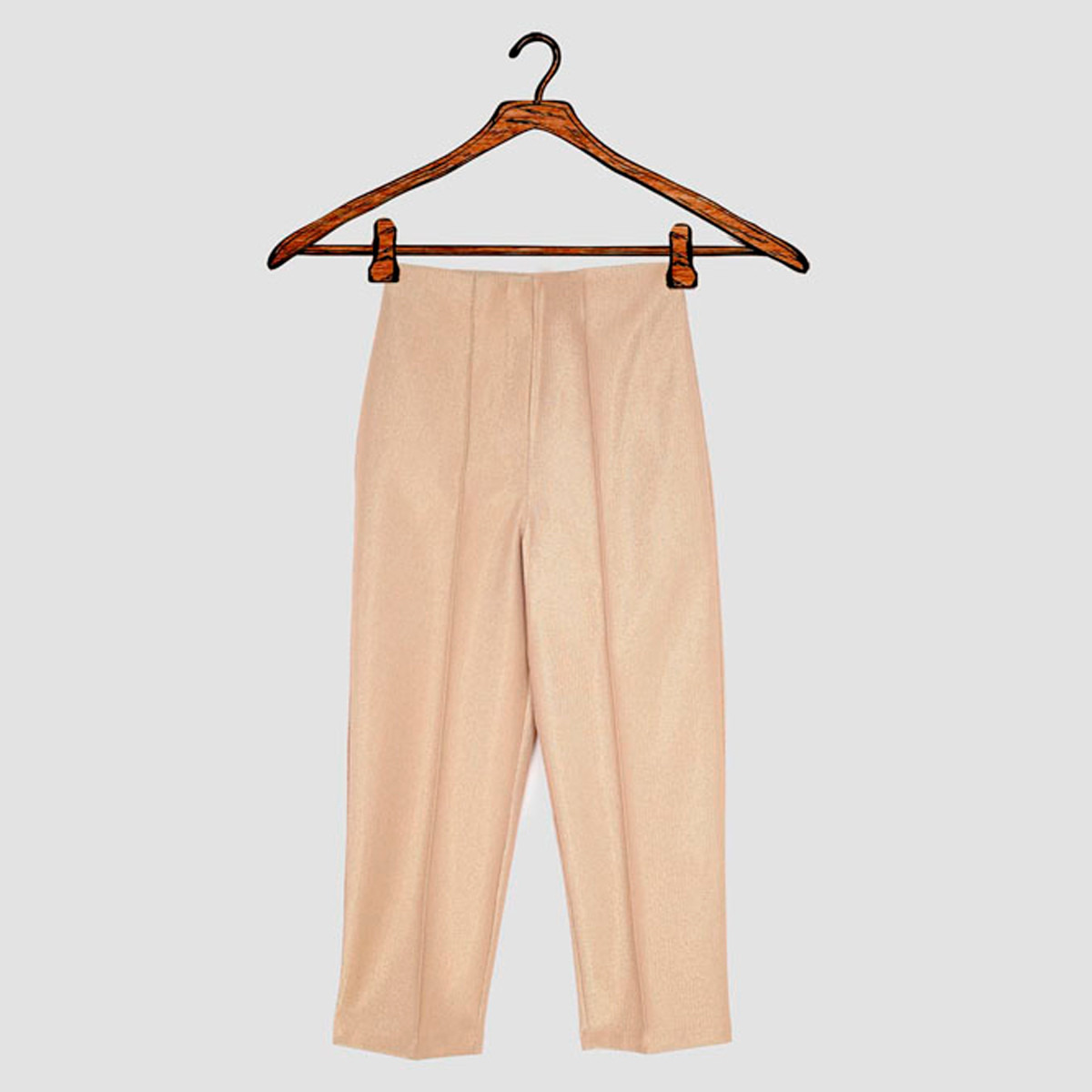 Anotah Textured Pants with Elasticised Waistband-girls-clothing-bottoms-jeansandjeggings-image-1