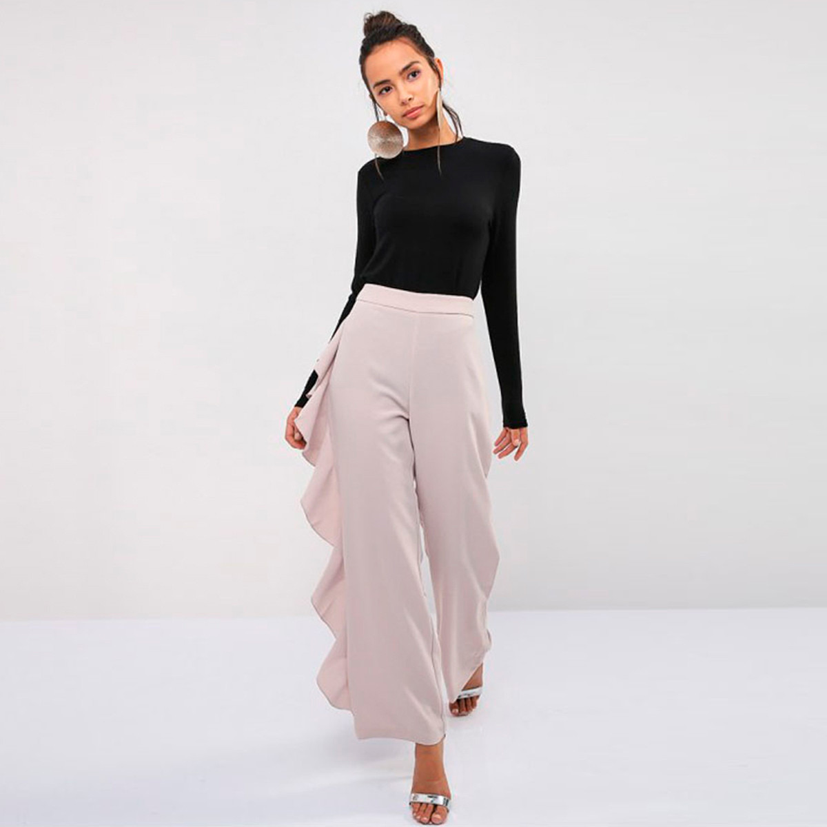Anotah Trousers with Frill Detail-women-clothing-bottoms-trousers-image-3