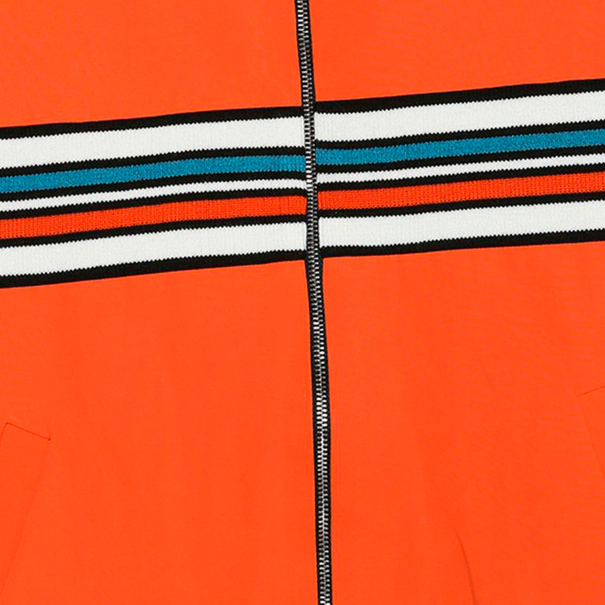 Anotah Striped Hoodie with Long Sleeves and Zip Closure-girls-clothing-winterwear-jacketsandcoats-image-3