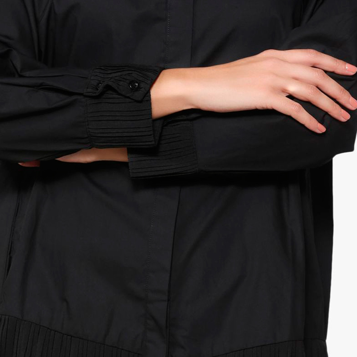 قميص طويل بأكمام طويلة وأطراف مثنية من أنوتاه-women-clothing-shirtsandblouses-blouses-image-4