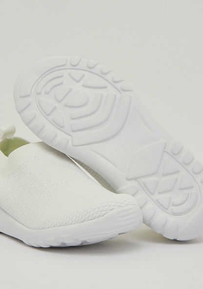 Dash Steady Textured Slip-On Walking Shoes with Pull Tab - STEADY-Boy%27s Sports Shoes-image-2