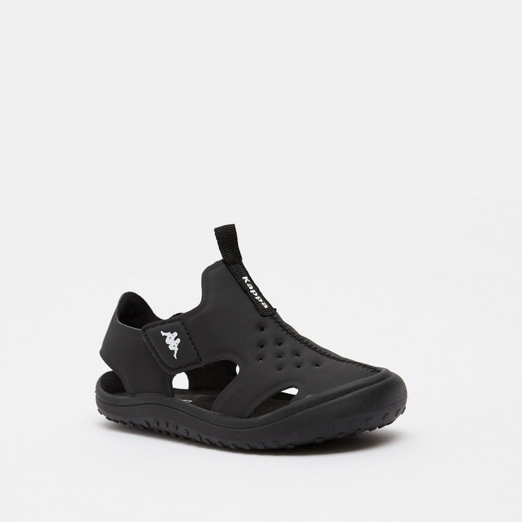 Kappa Boys' Hook and Loop Sandals with Perforations