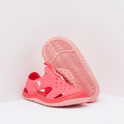 Kappa Perforated Sandals with Hook and Loop Closure - JUNIOR - 1