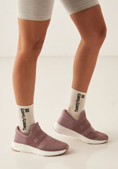 Kappa Women's Textured Slip-On Walking Shoes-Women%27s Sports Shoes-image-0