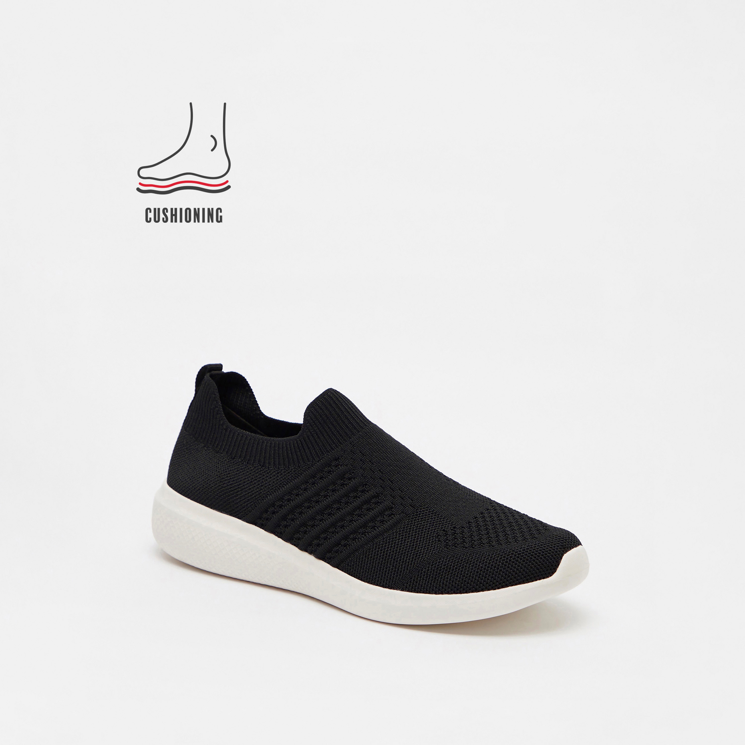 Dash Women's Textured Slip-On Lightweight Sports Shoes with Cushioning-sports-women-shoes-image-1