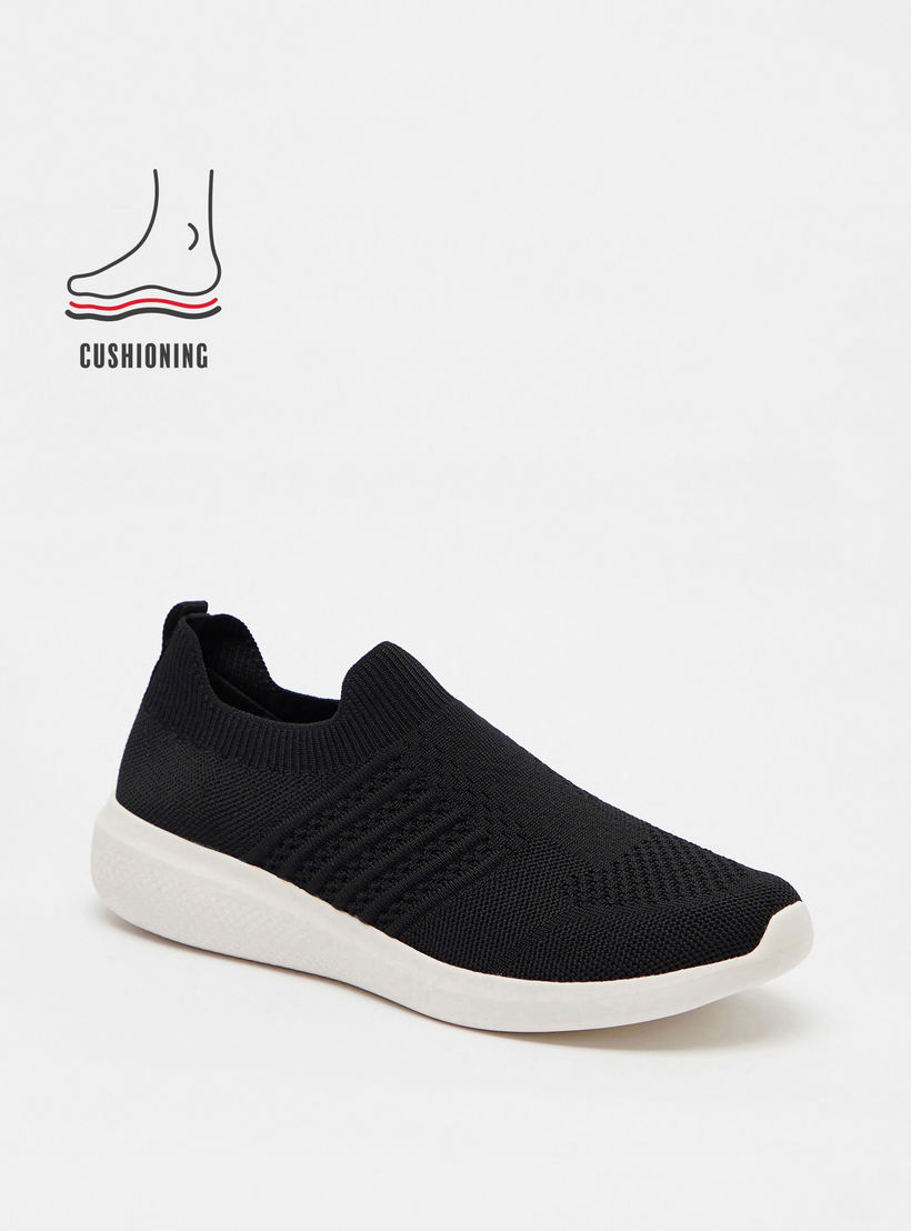 Dash Women's Textured Slip-On Lightweight Sports Shoes with Cushioning-sports-women-shoes-image-1