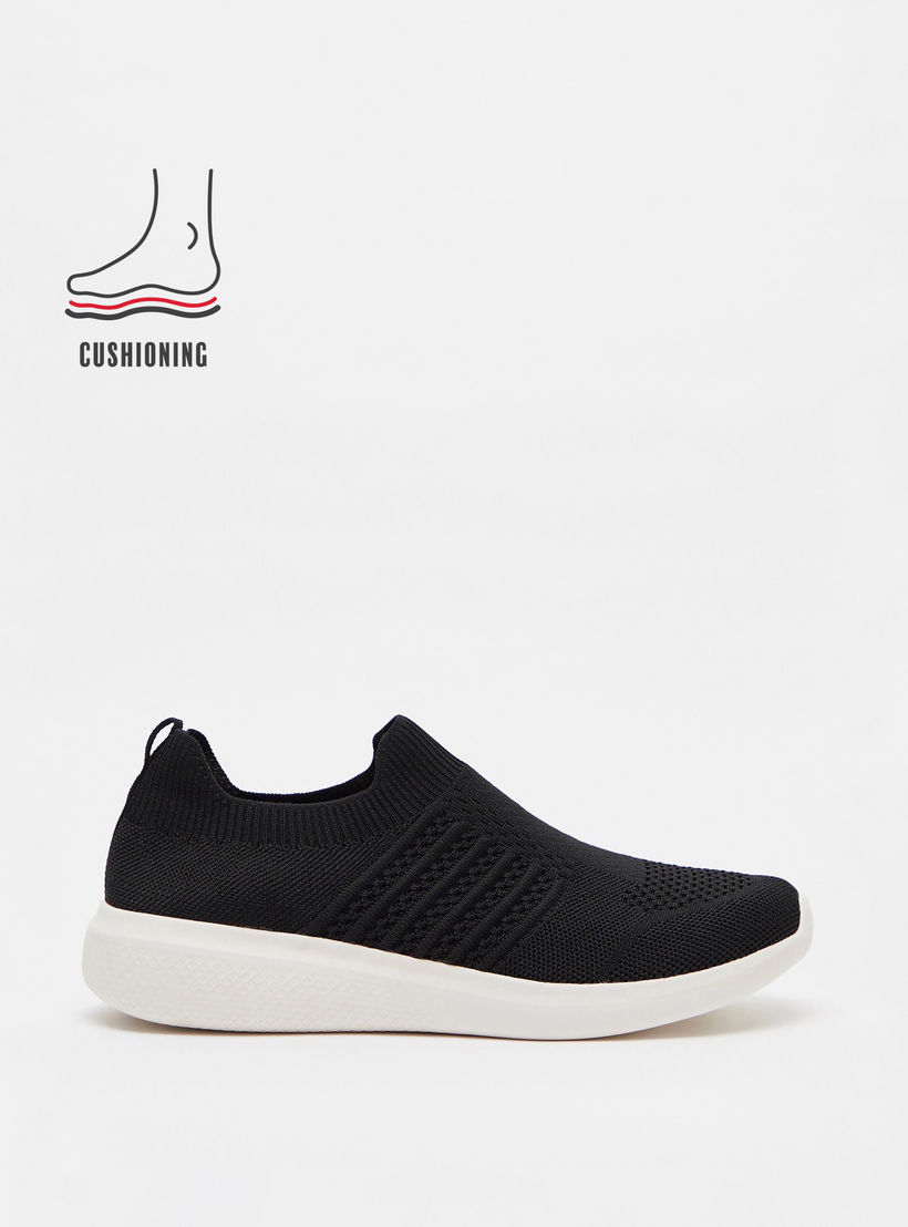 Dash Women's Textured Slip-On Lightweight Sports Shoes with Cushioning-sports-women-shoes-image-2