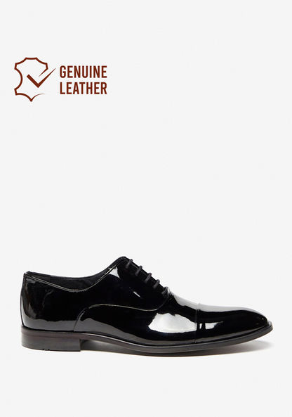 Duchini Men's Oxford Shoes with Lace-Up Closure-Men%27s Formal Shoes-image-0