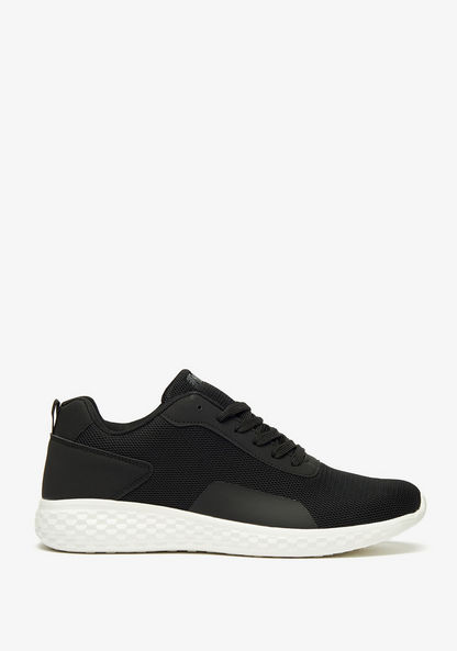 #tag18. Textured Lace-Up Trainer Shoes