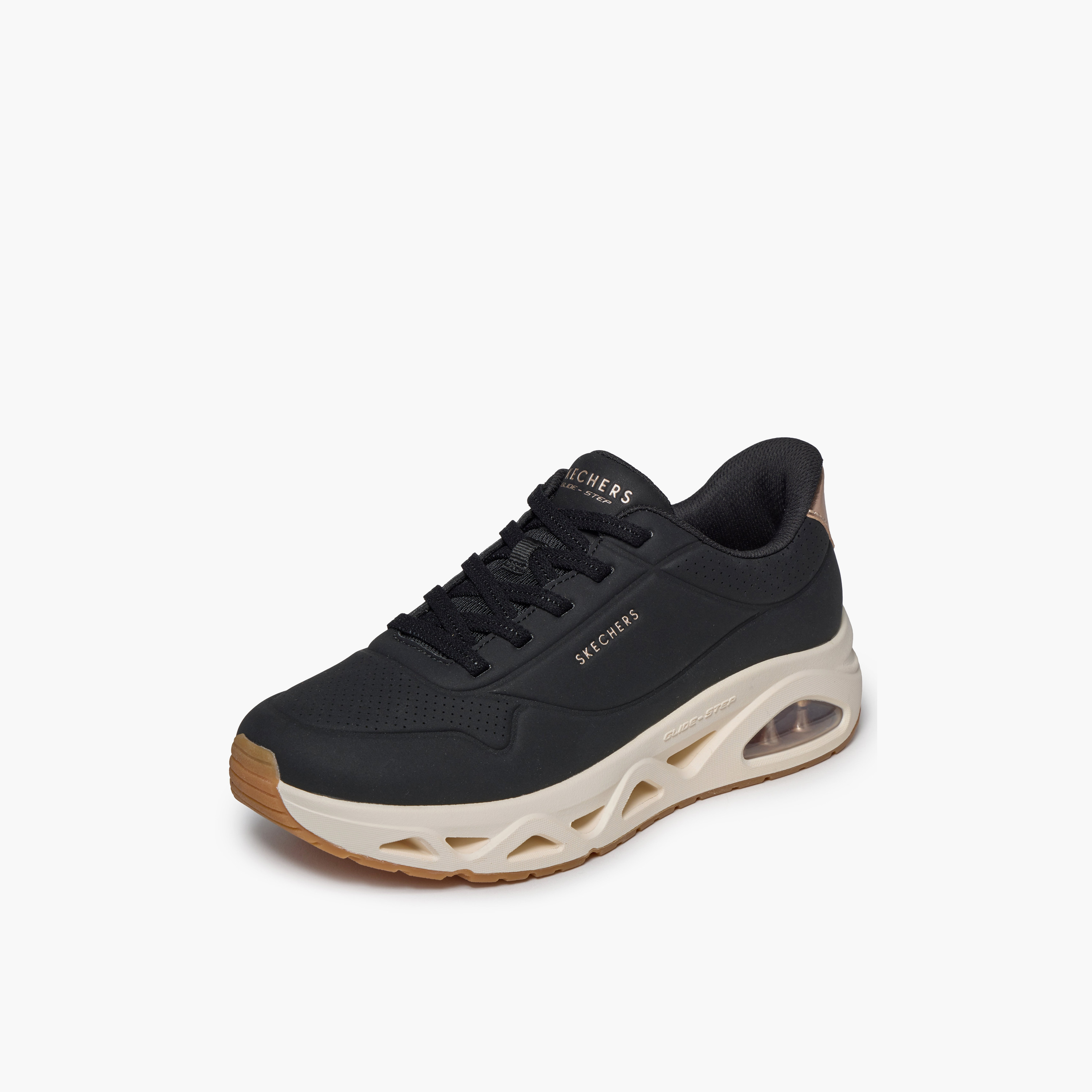 Skechers Women UNO GLIDE-STEP Slip-On Ankle Sneakers-sports-women-shoes-image-4
