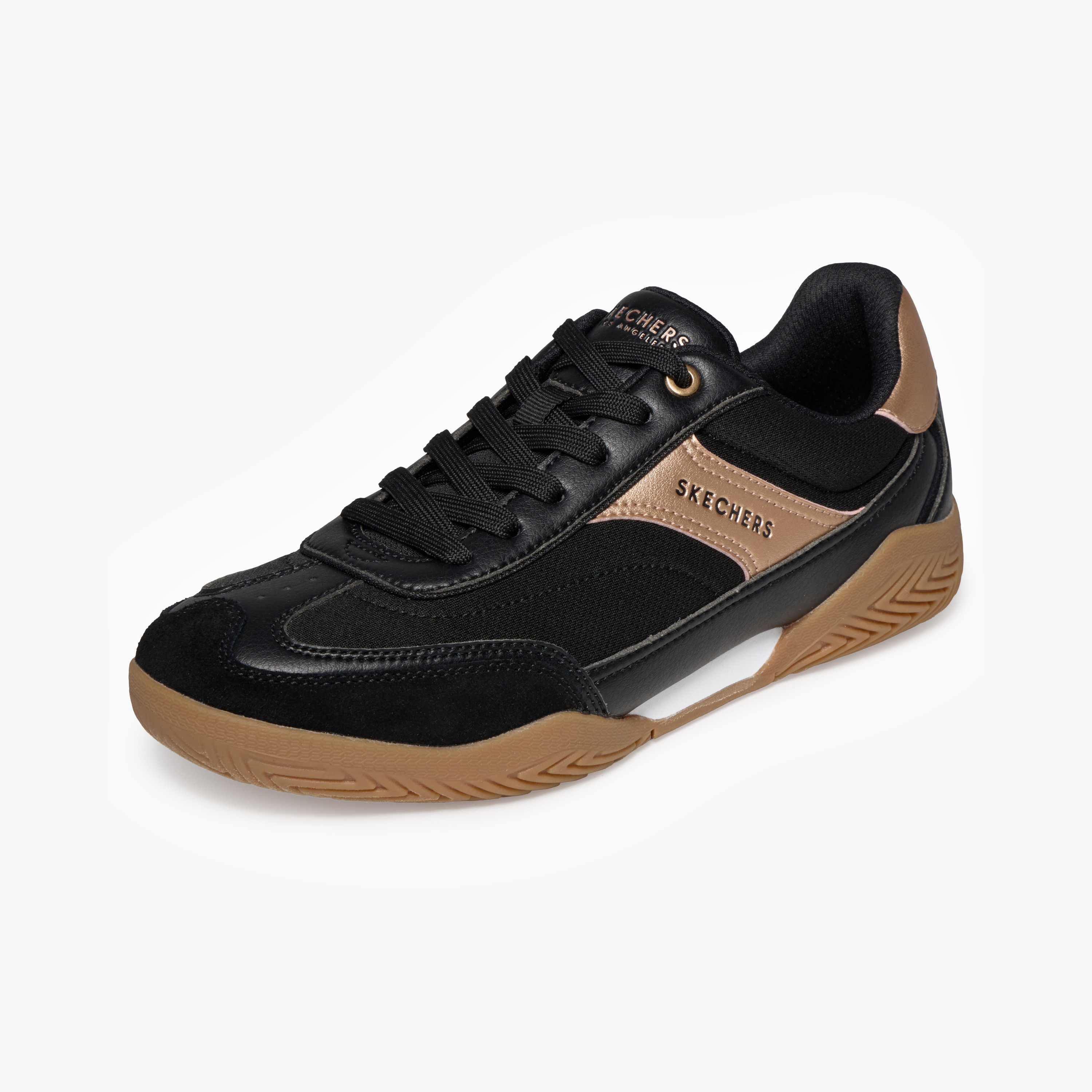 Skechers Women Lace-Up Ankle Sneakers-women-shoes-sneakers-image-3