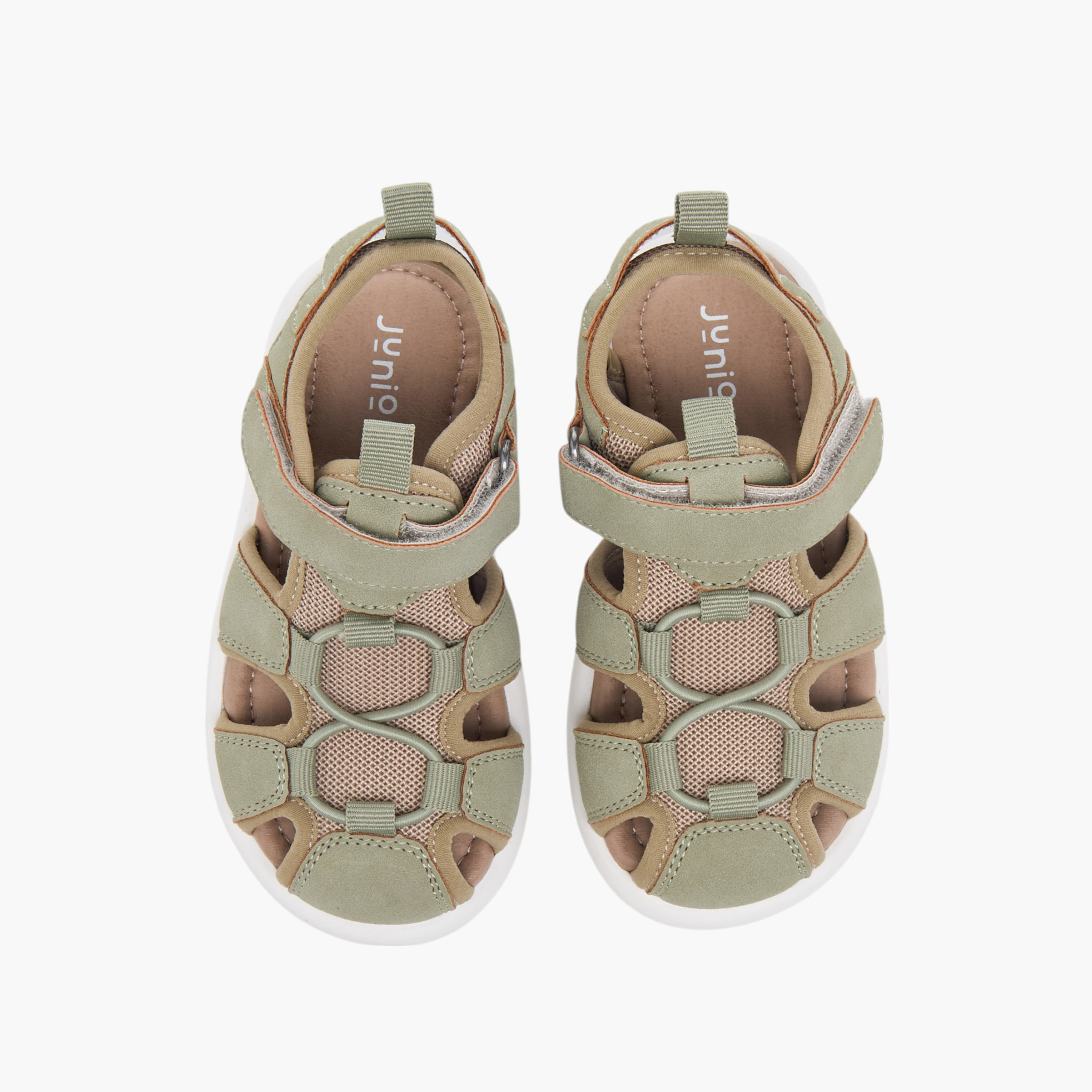 صندل فيشرمان بارز الملمس بشريط إغلاق لاصق من جونيوزر-boys-shoes-sandals-image-1
