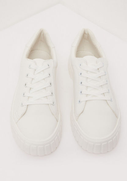 Lee Cooper Low Top Lace-Up Sneakers-Women%27s Sneakers-image-2